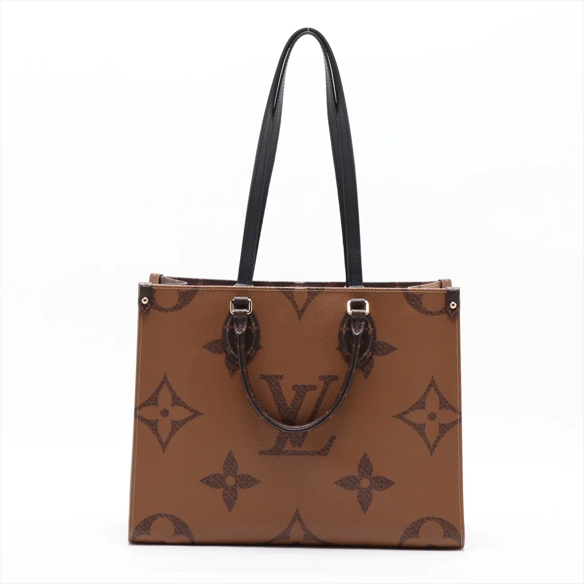 Giant Monogram Reverse OnTheGo MM M45321 LM0211 Brown (RFID detected) — view 2