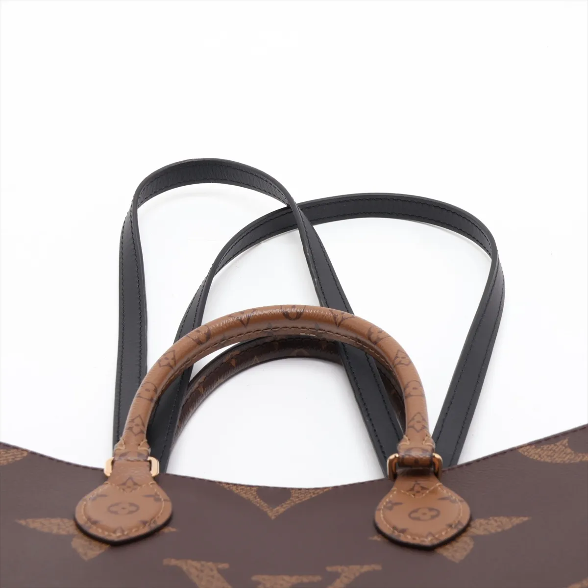 Giant Monogram Reverse OnTheGo MM M45321 LM0211 Brown (RFID detected) — view 6