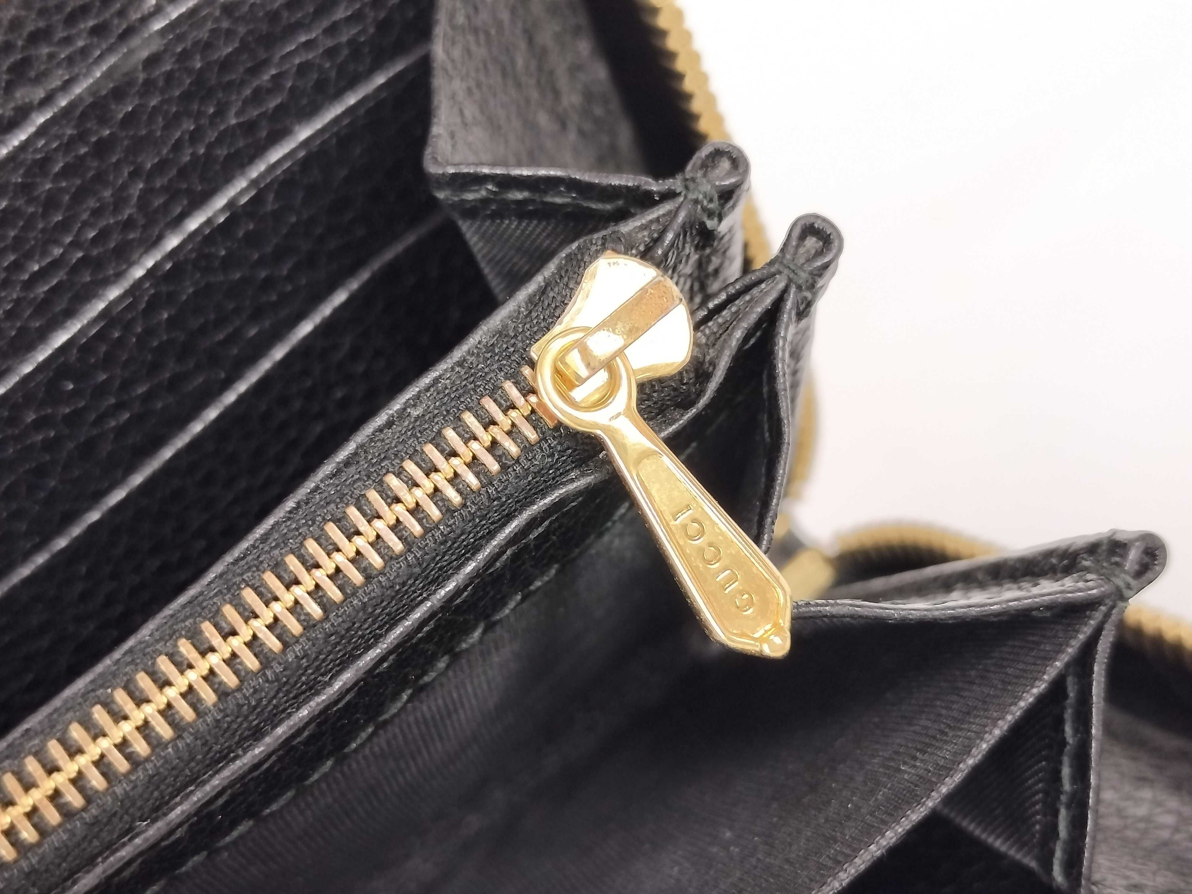 Horsebit Zippy Wallet Black — view 15