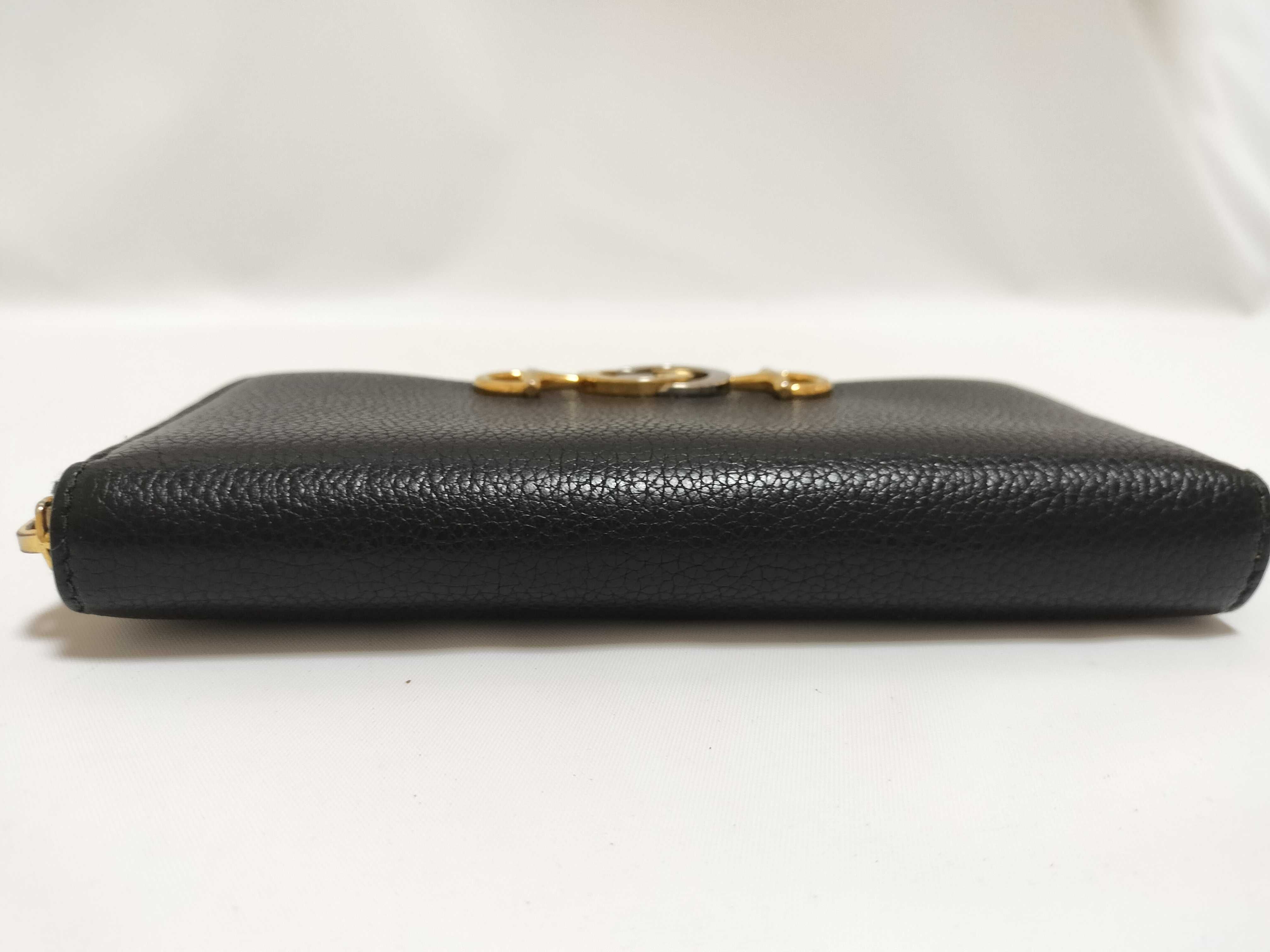 Horsebit Zippy Wallet Black — view 3