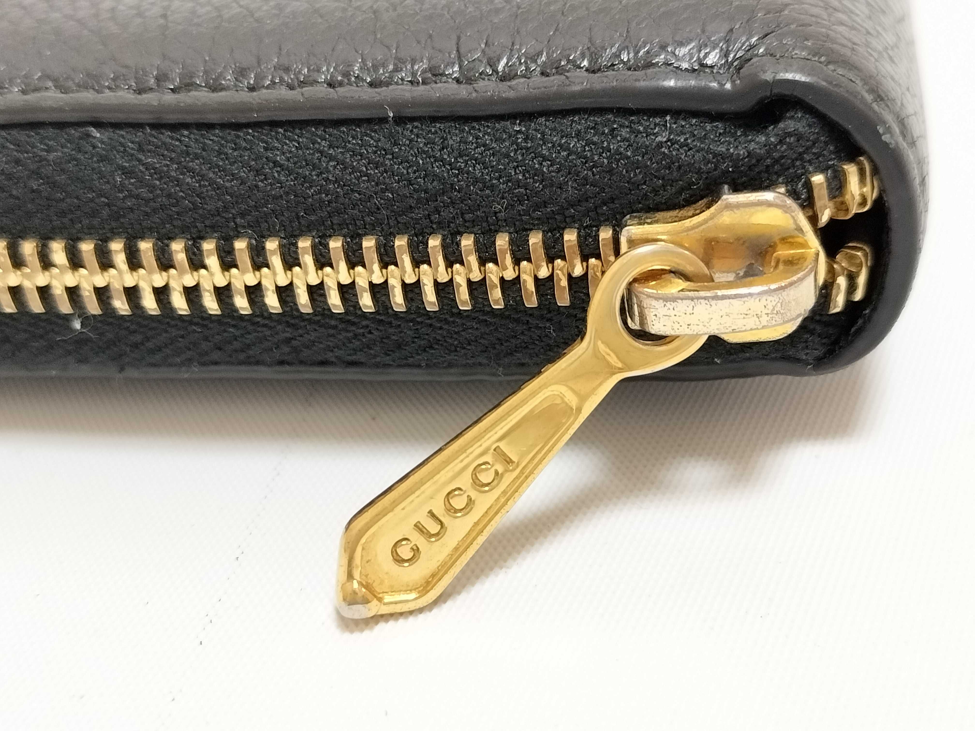 Horsebit Zippy Wallet Black — view 8