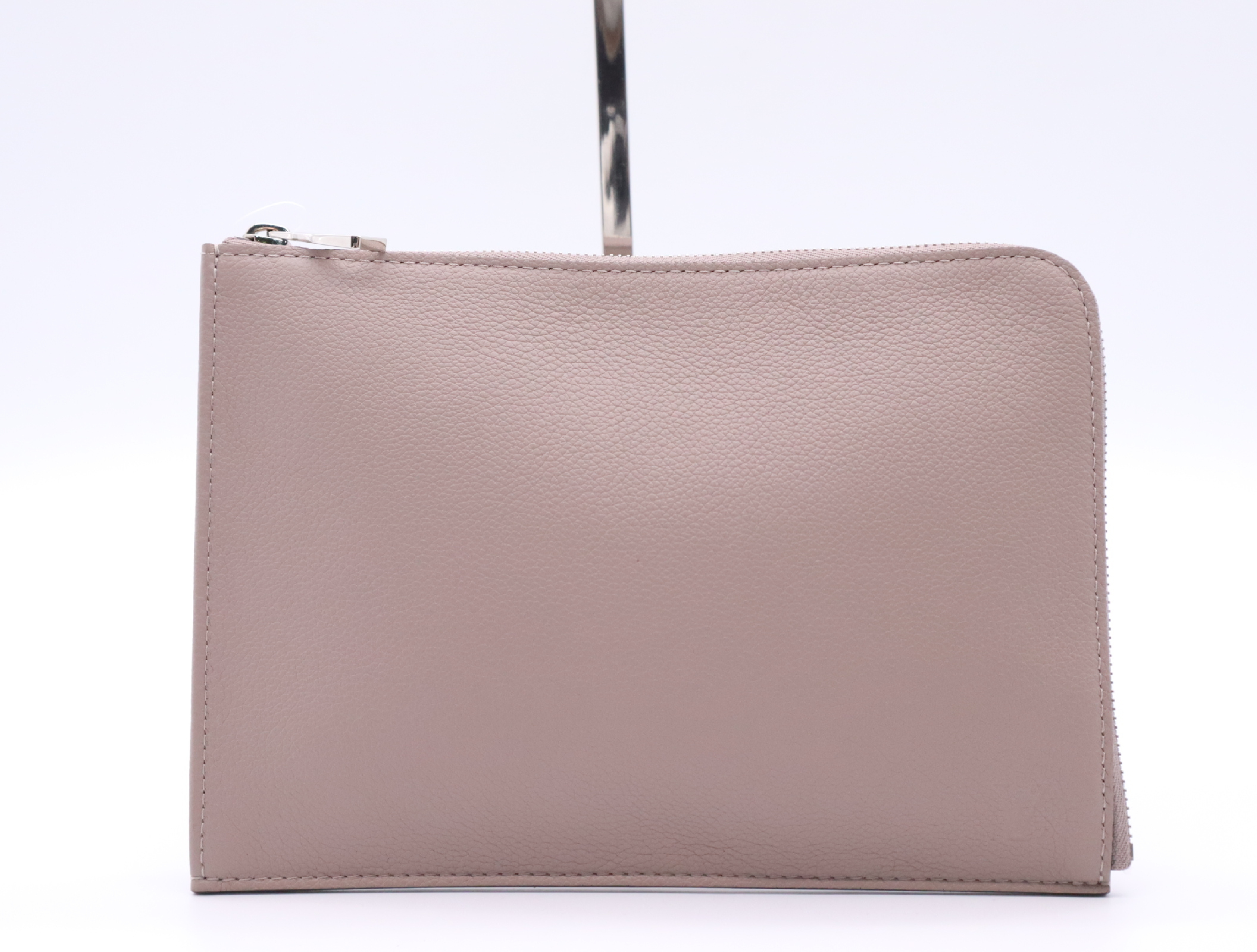 R99760 Taurillon Pochette Jour Taupe Second Bag