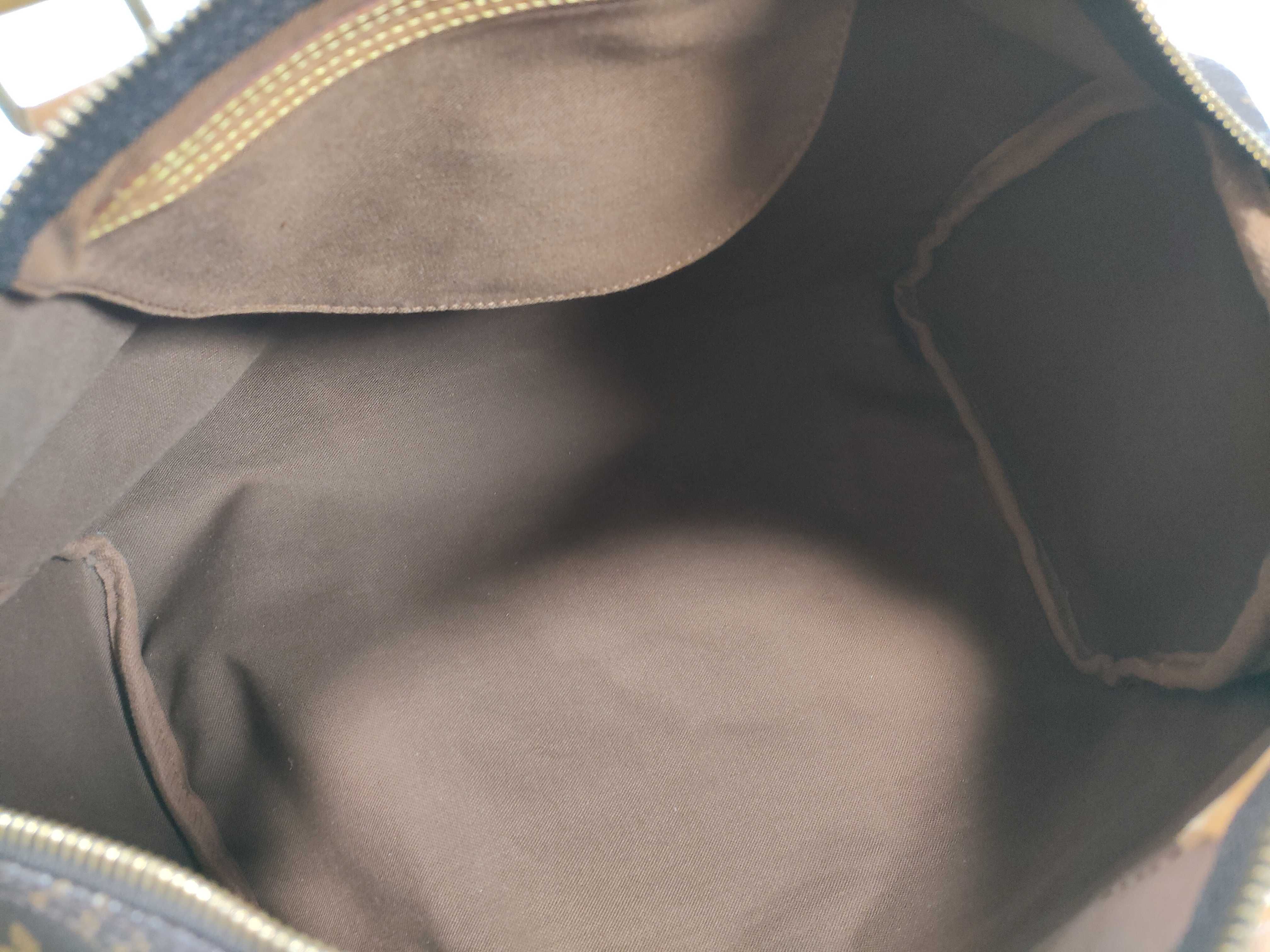 Monogram LV Monogram Speedy 35 Handbag M41524 (Purple leather, torn) Boston bag — view 10
