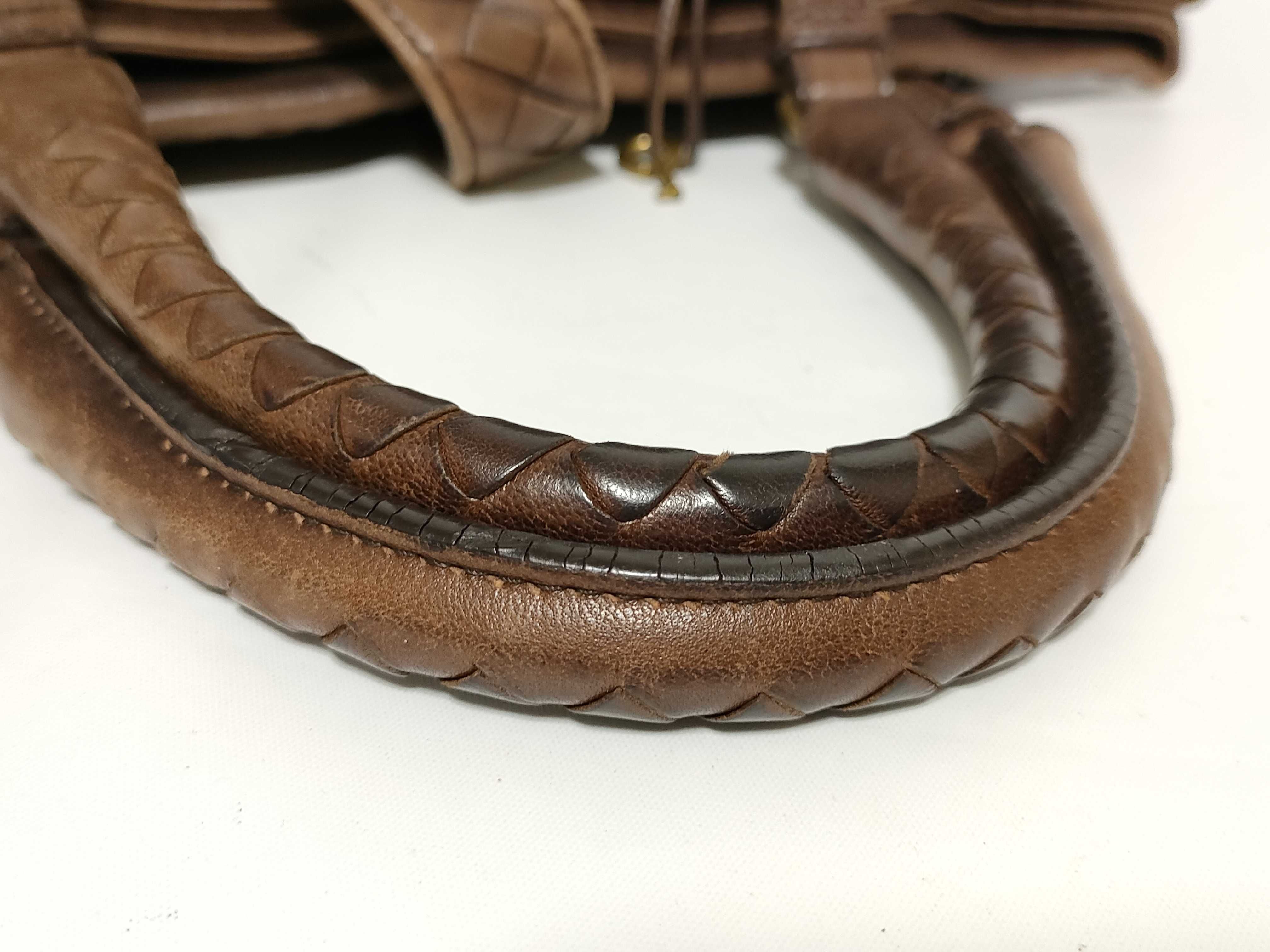 Intrecciato KR - Roma Leather Handbag Brown 171265 Handbag — view 4