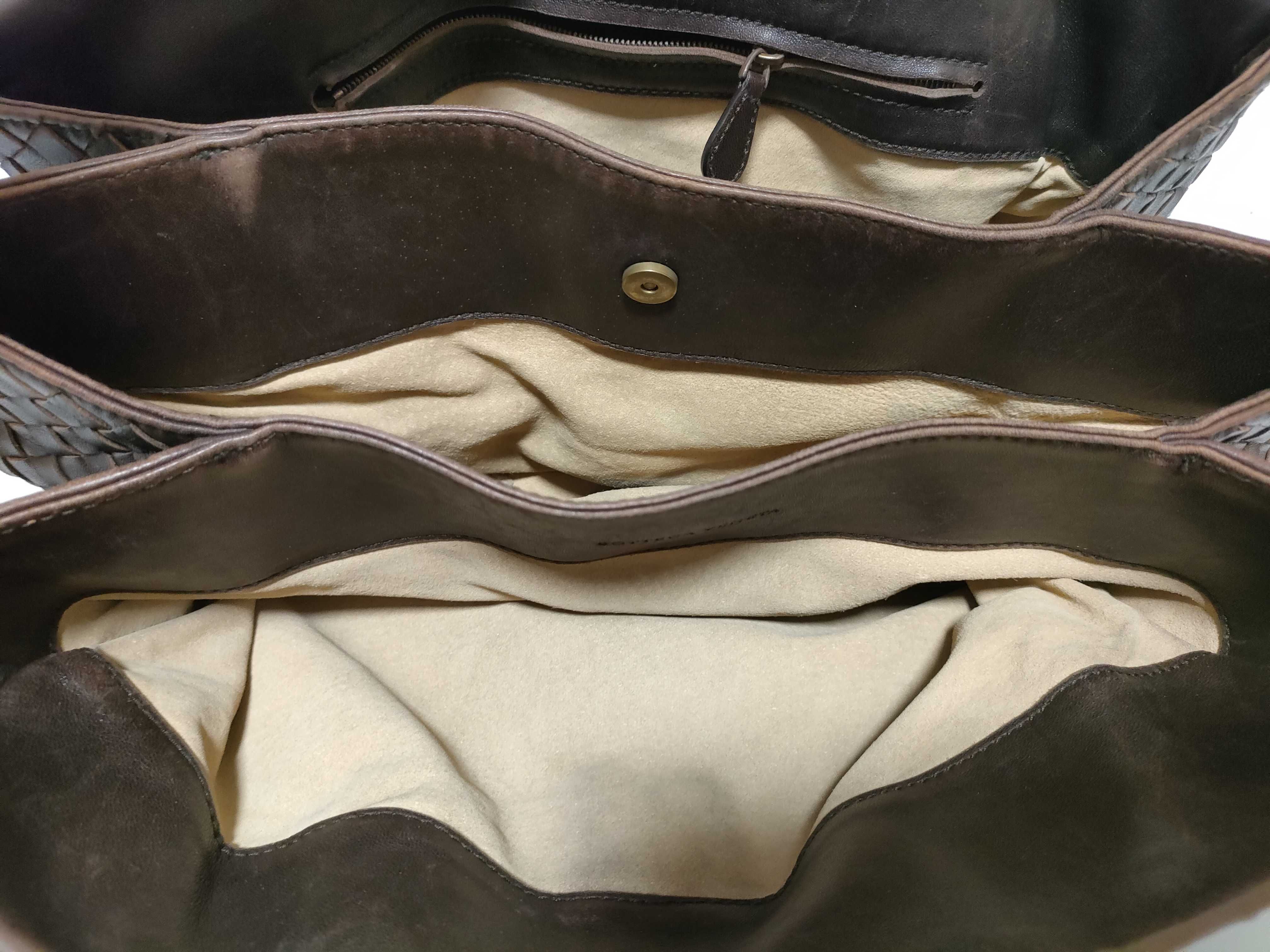 Intrecciato KR - Roma Leather Handbag Brown 171265 Handbag — view 10