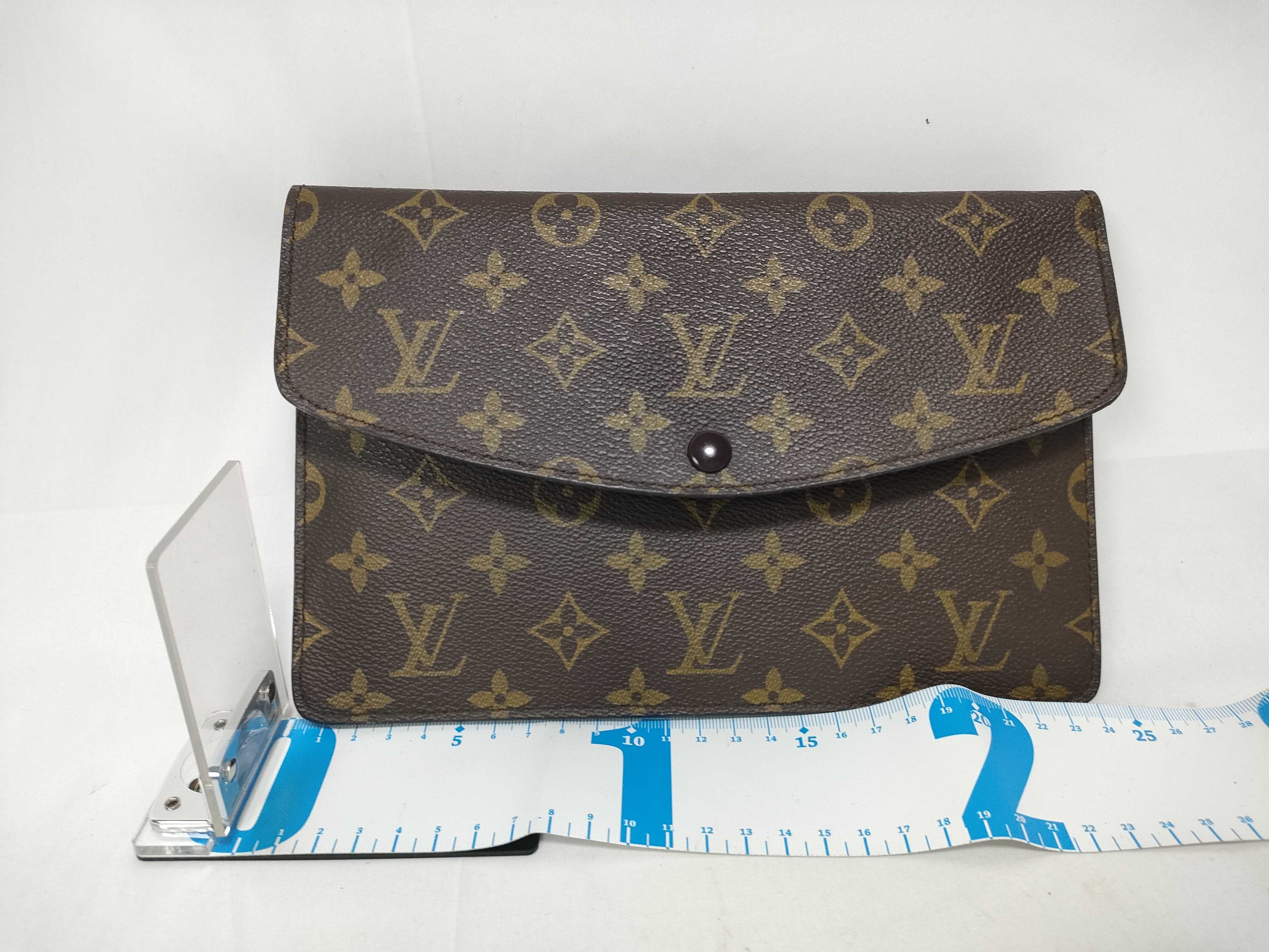 Monogram Double Flap Clutch Bag 833 — view 2