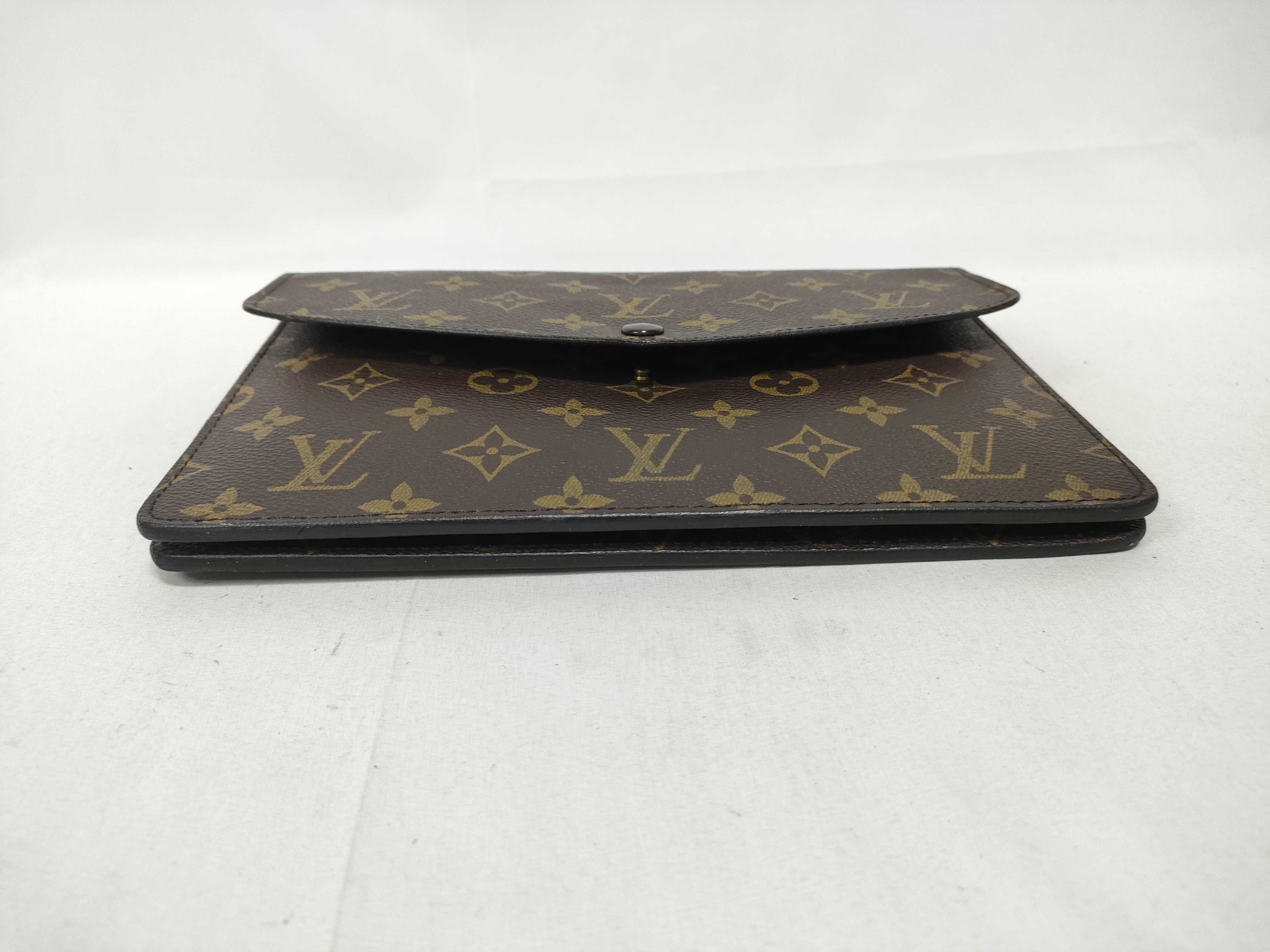Monogram Double Flap Clutch Bag 833 — view 3