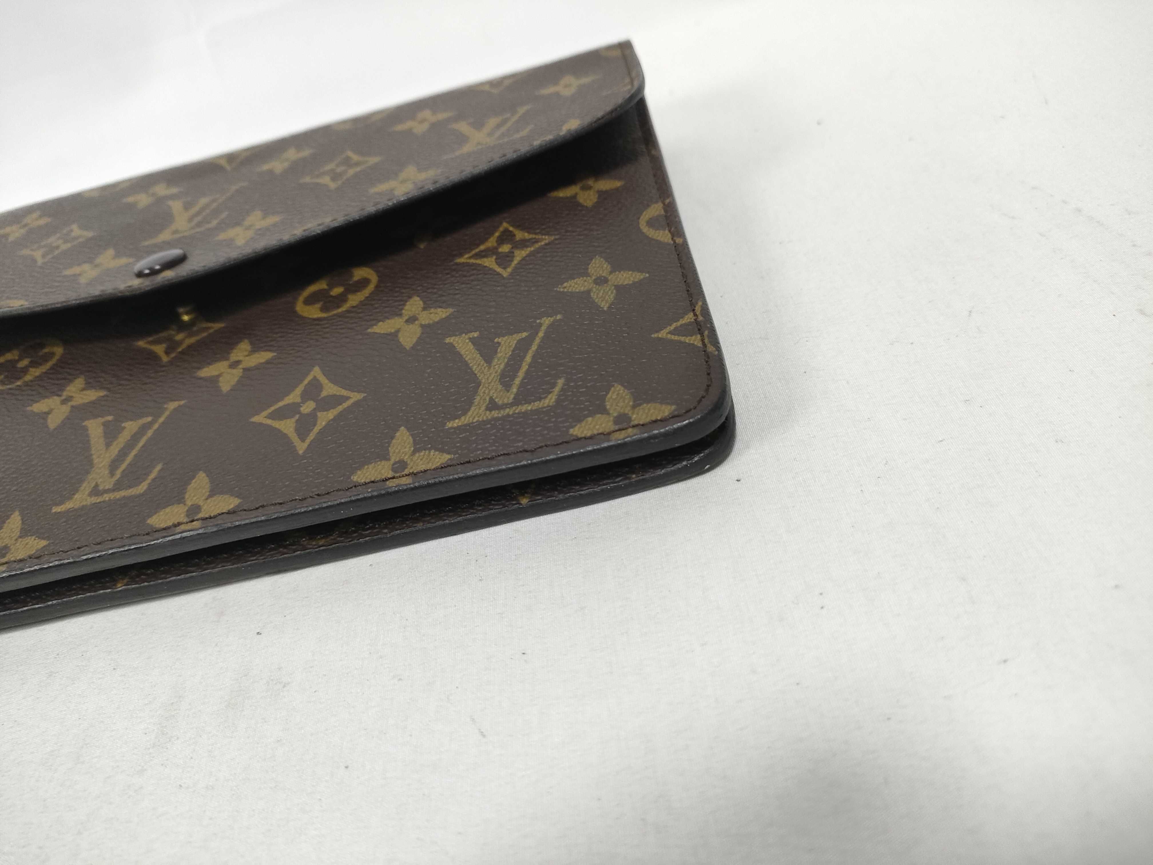Monogram Double Flap Clutch Bag 833 — view 4