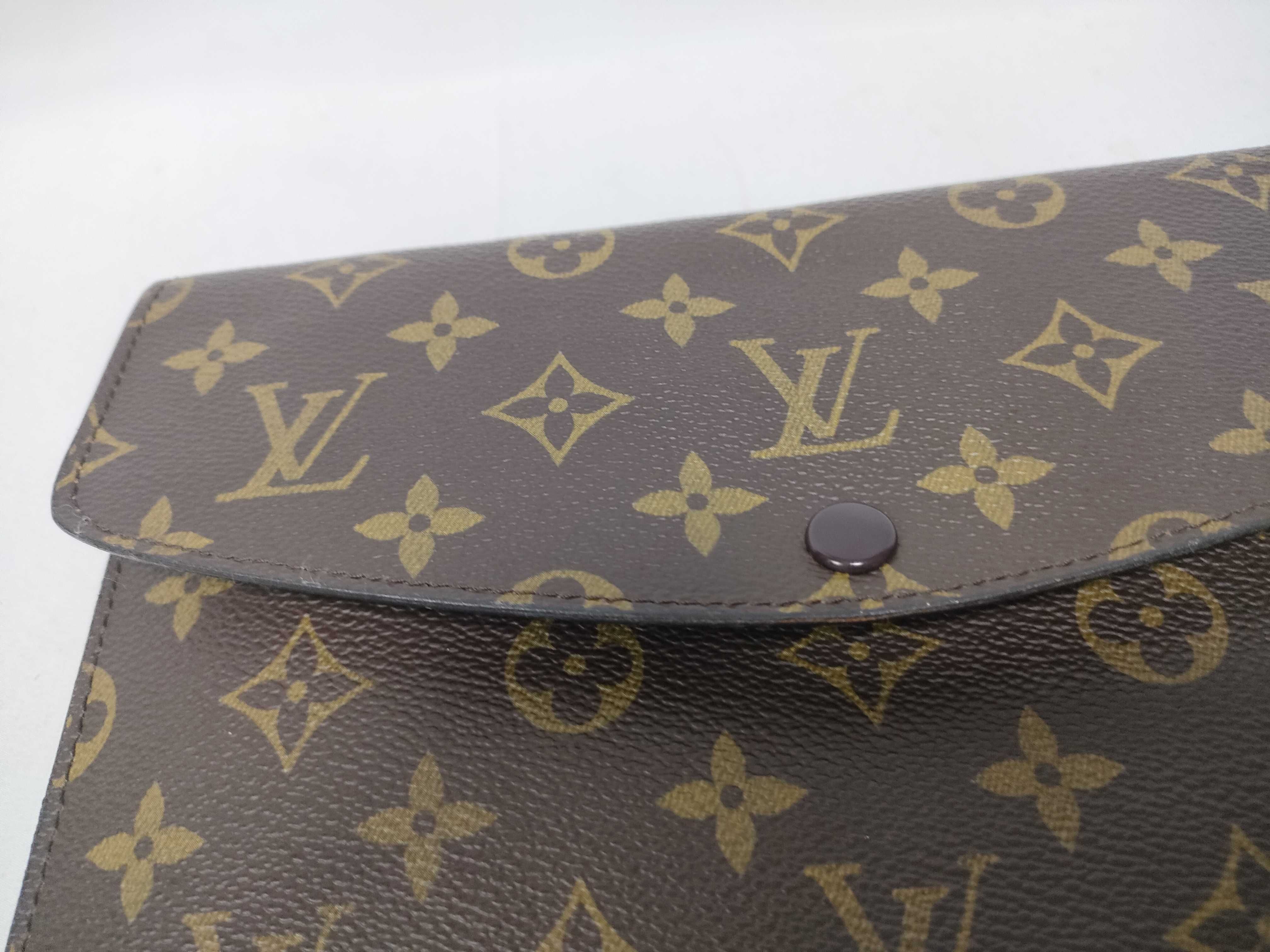 Monogram Double Flap Clutch Bag 833 — view 6