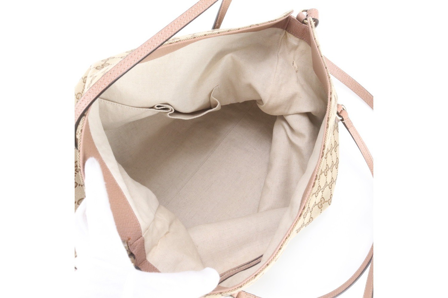 GG Canvas Bree 336755 Leather 2-Way Shoulder Bag — view 8