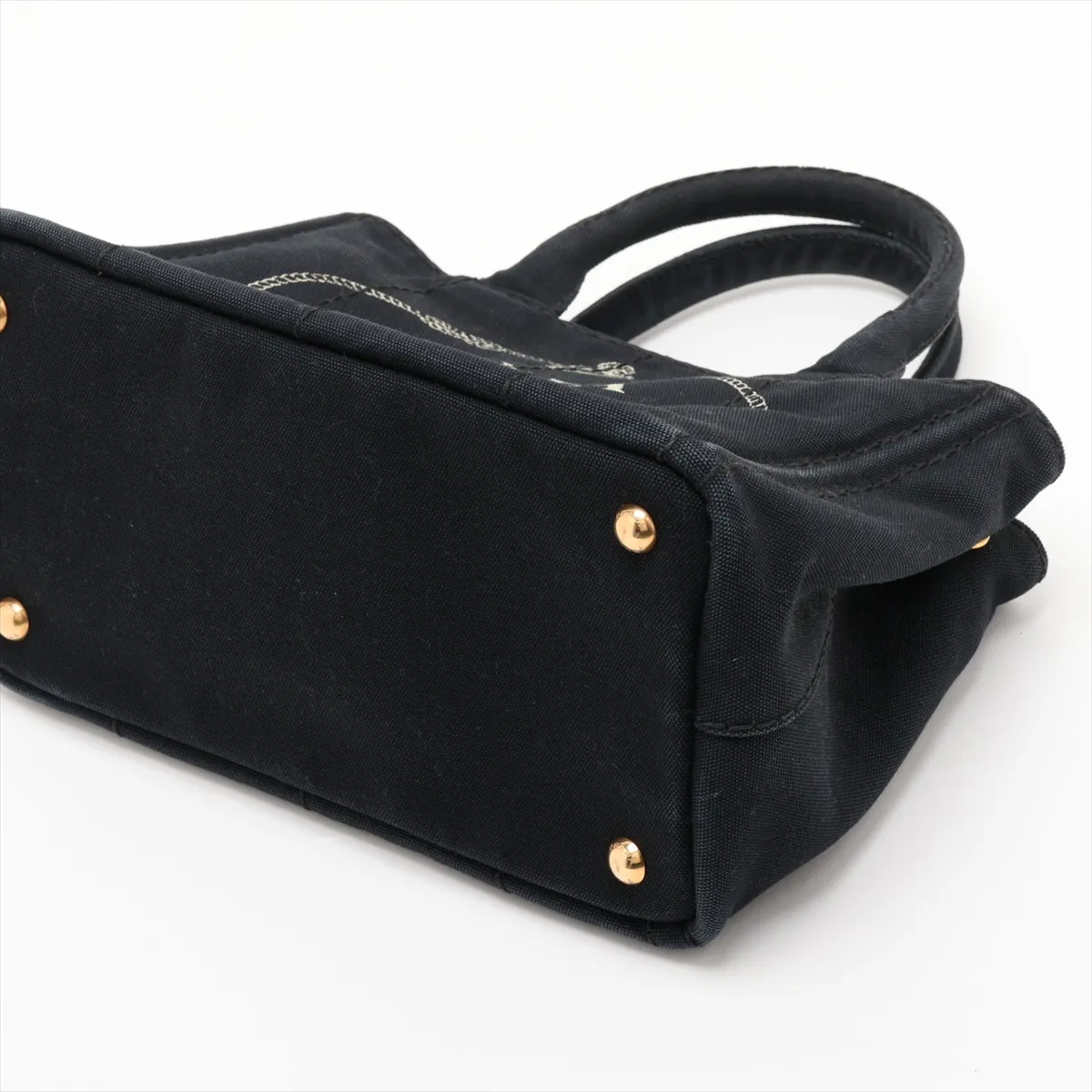 Canapa Canvas 2-Way Handbag, Black — view 3