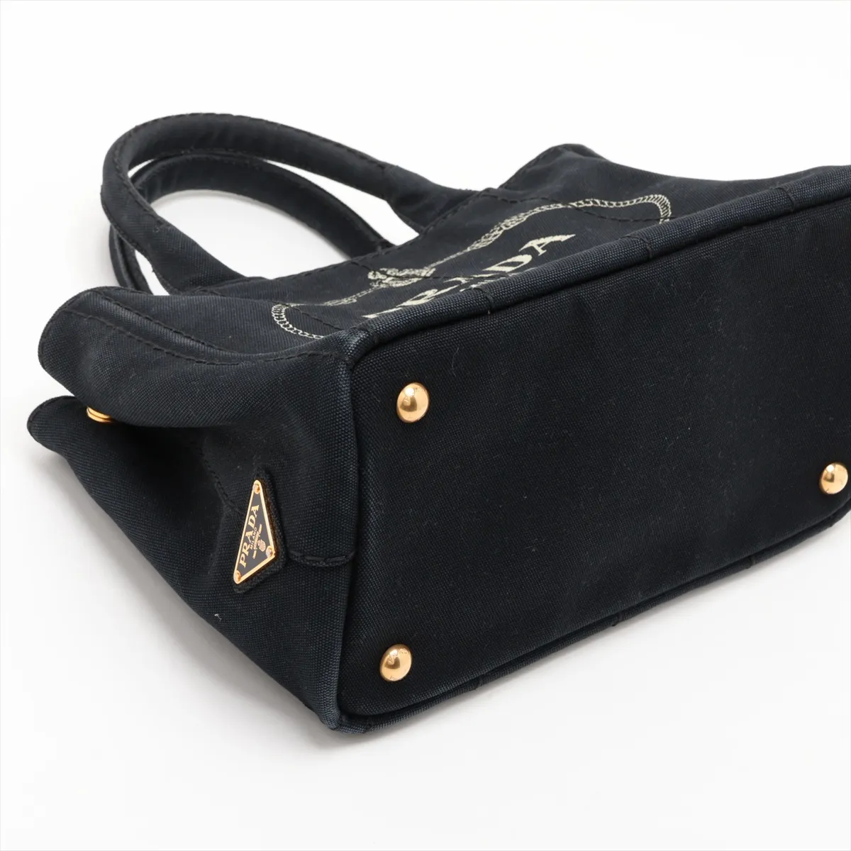 Canapa Canvas 2-Way Handbag, Black — view 4