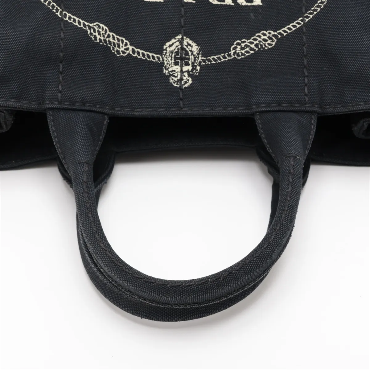 Canapa Canvas 2-Way Handbag, Black — view 5