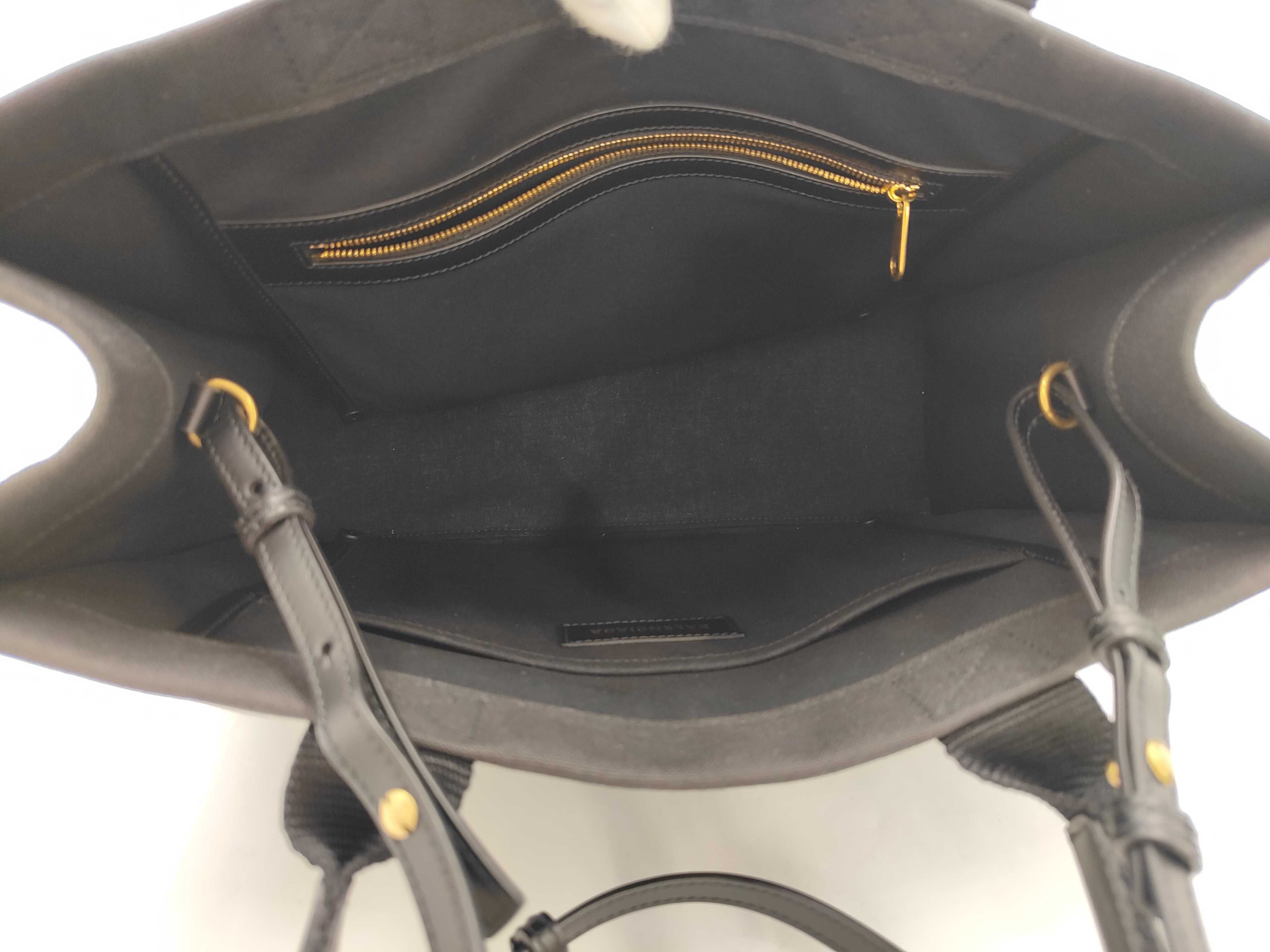 Hardware Handbag 2-way 50820 Canvas Black Handbag — view 11