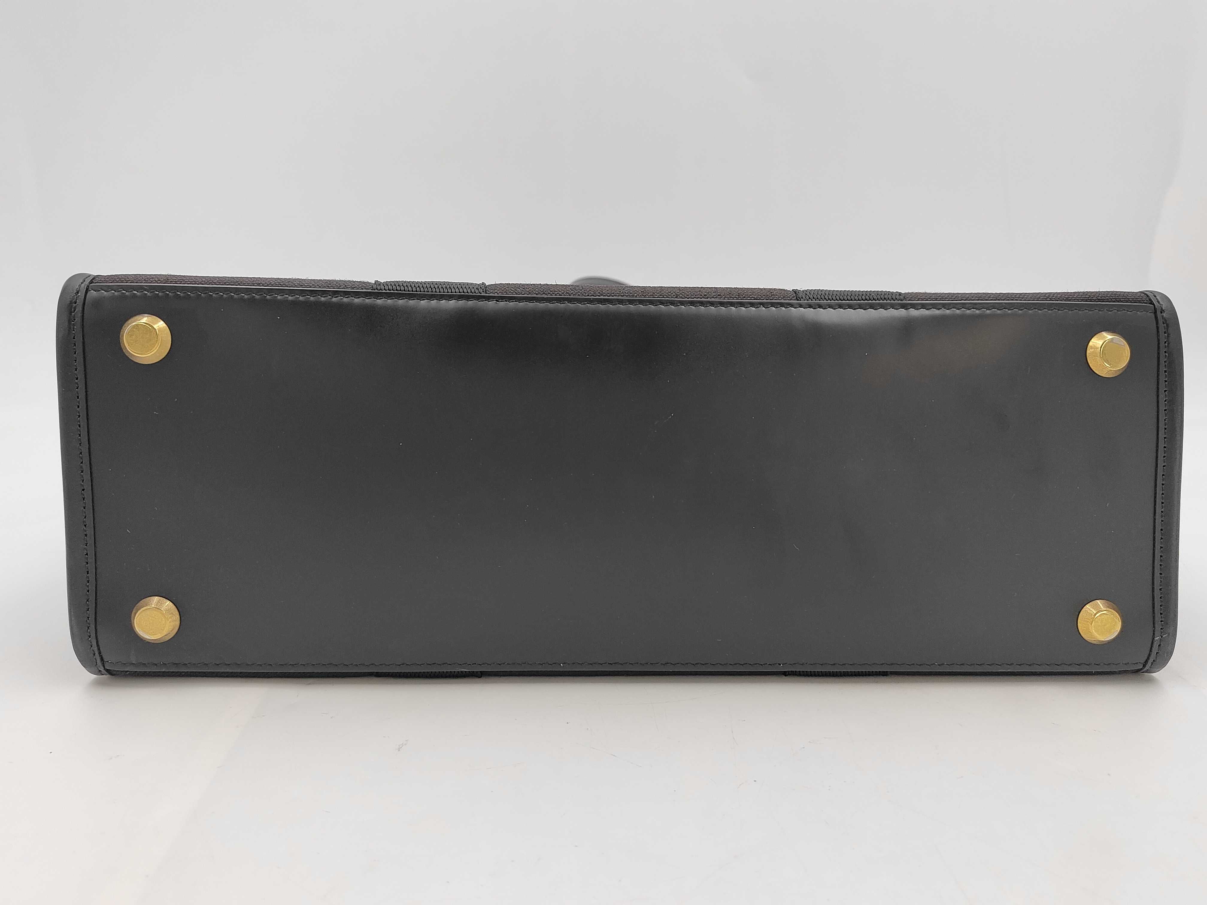 Hardware Handbag 2-way 50820 Canvas Black Handbag — view 7