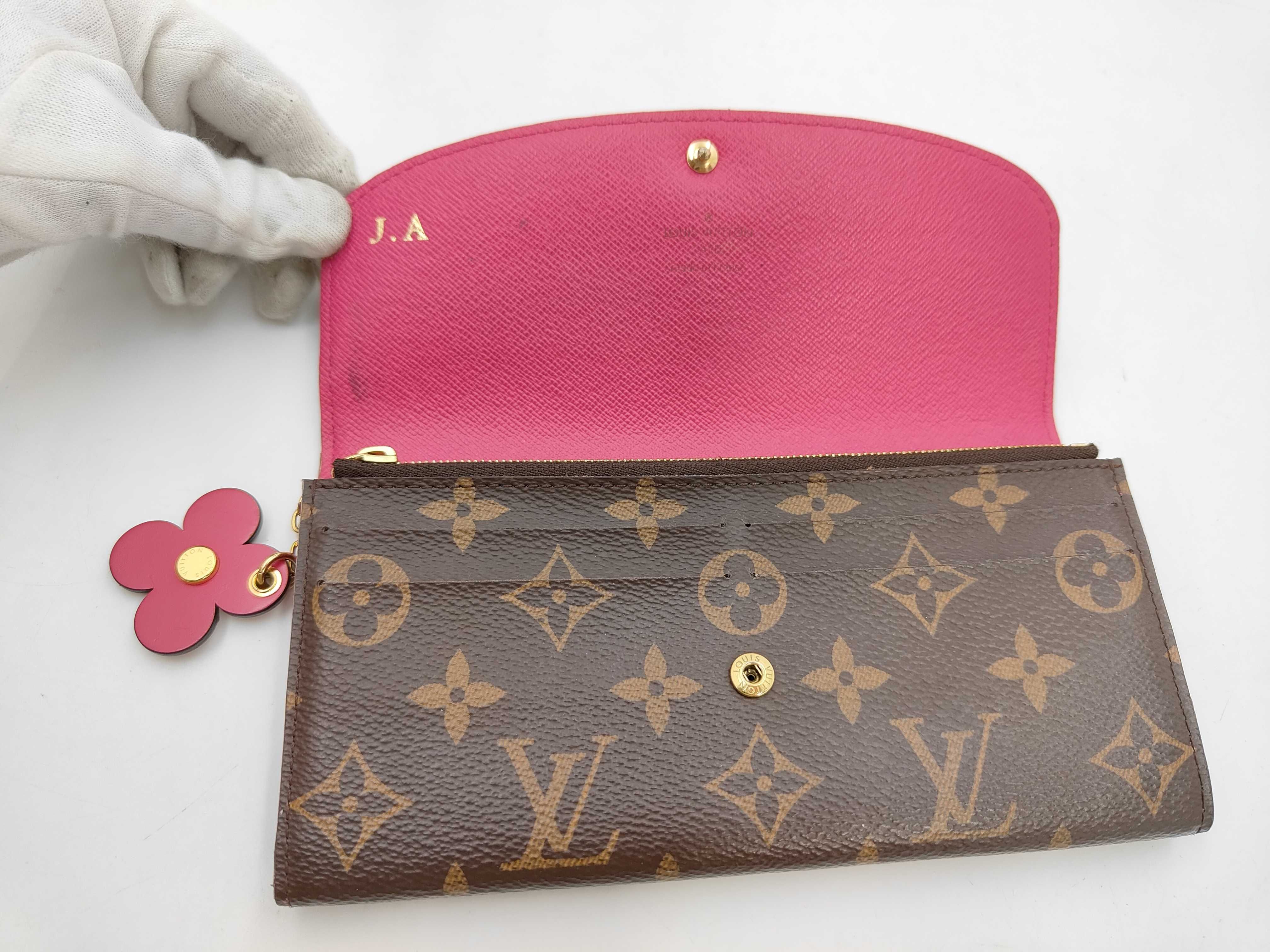 Monogram Portefeuille Emilie Flower Fuchsia Wallet MI1168 — view 4