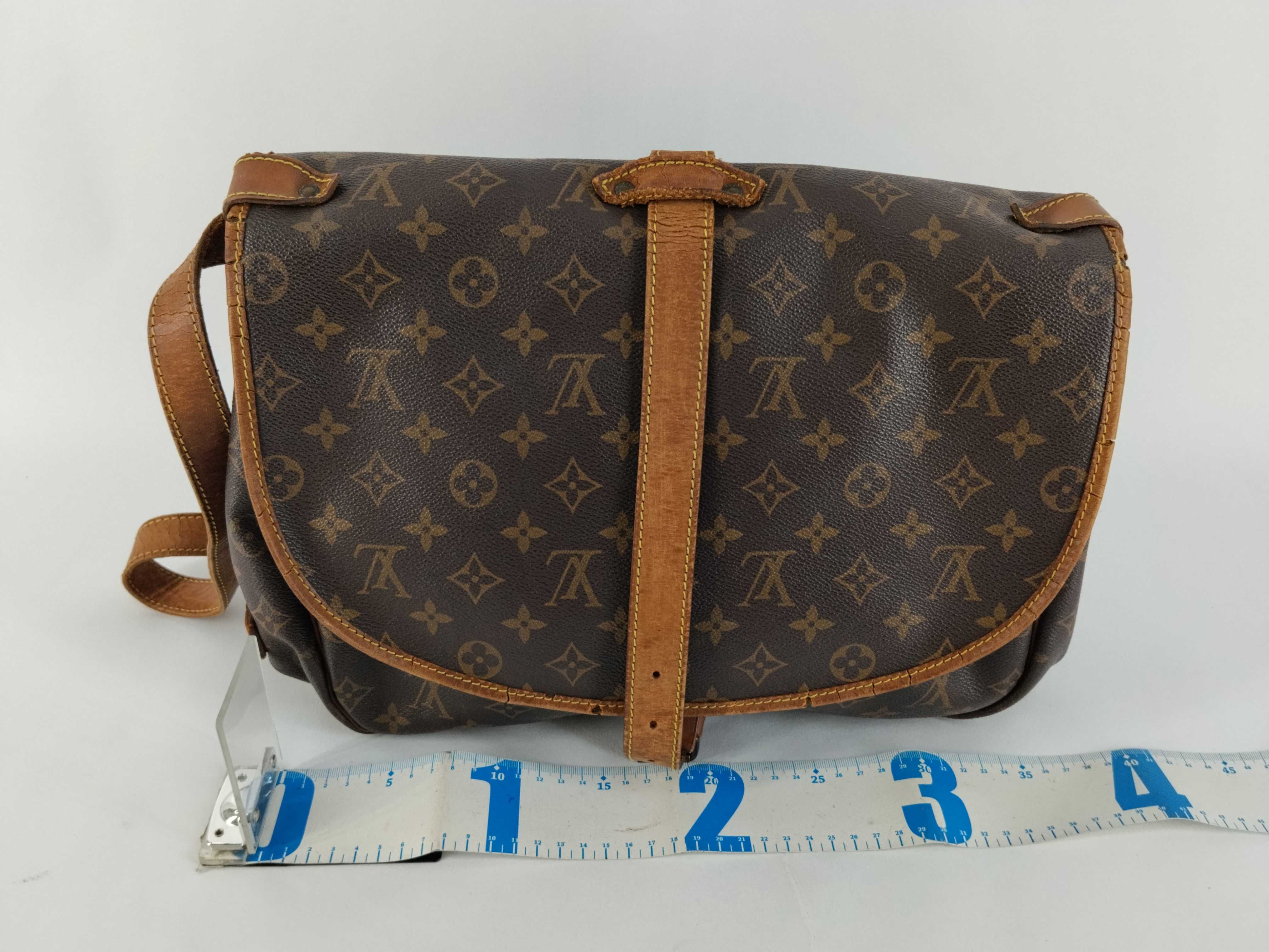 Monogram LV Saumur Shoulder Bag — view 2