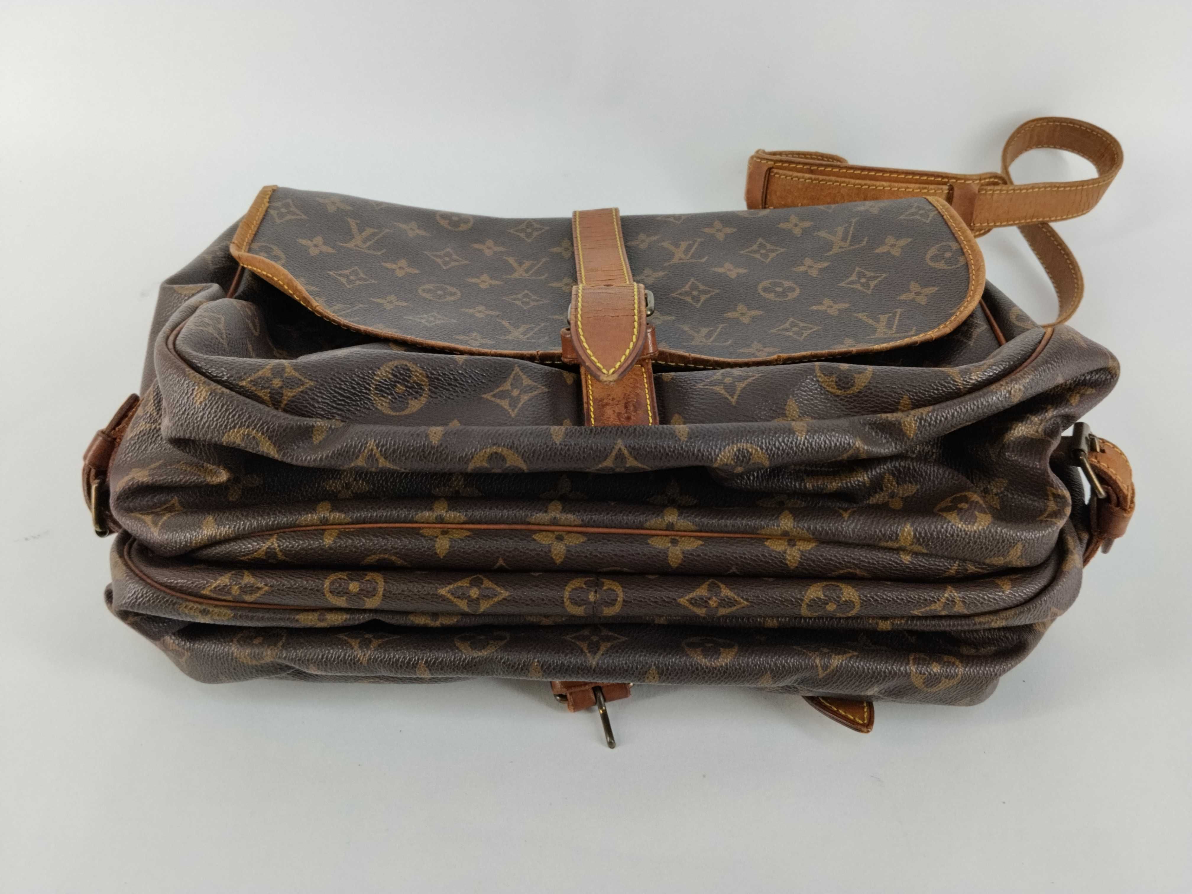 Monogram LV Saumur Shoulder Bag — view 7