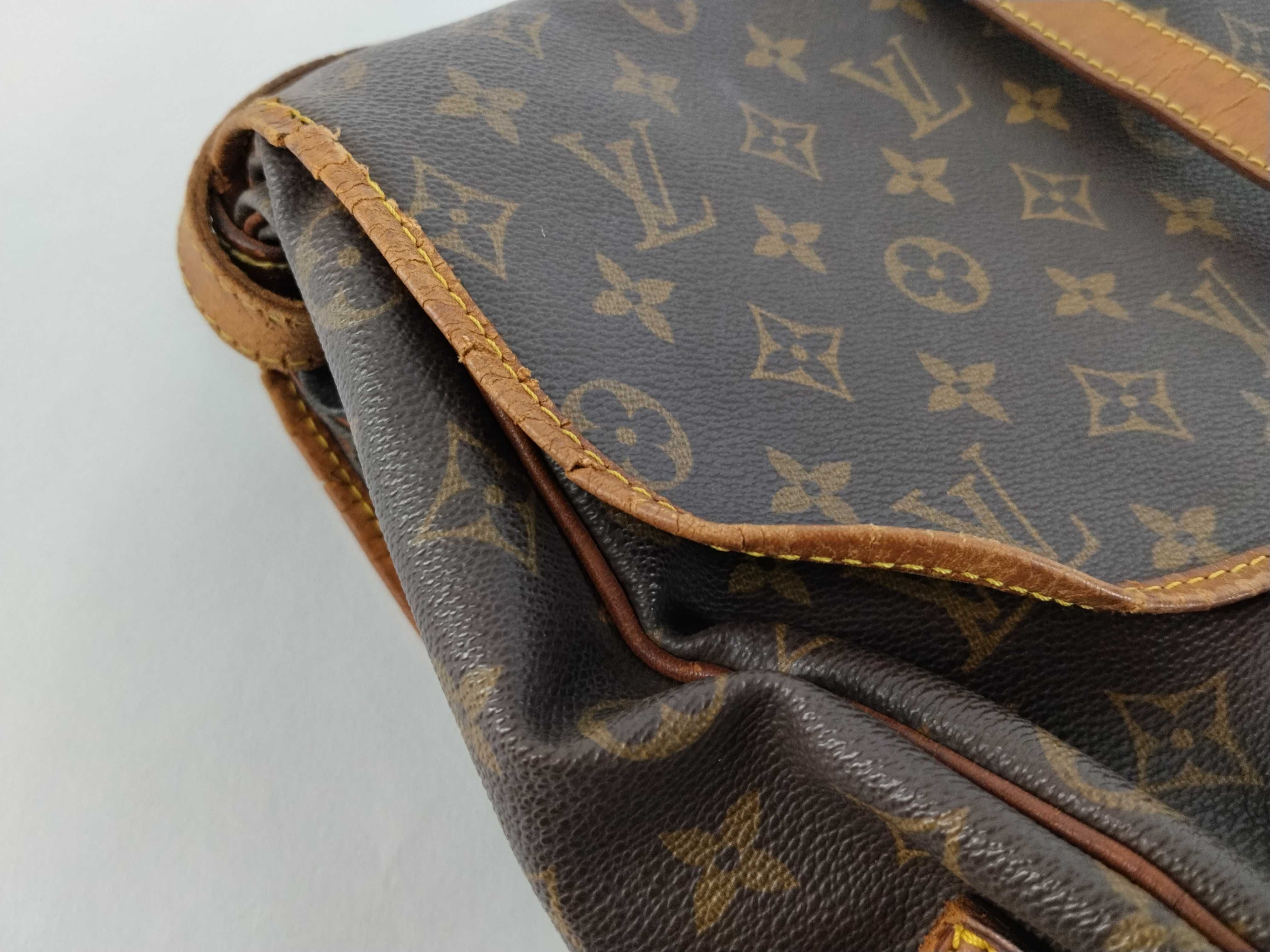Monogram LV Saumur Shoulder Bag — view 8