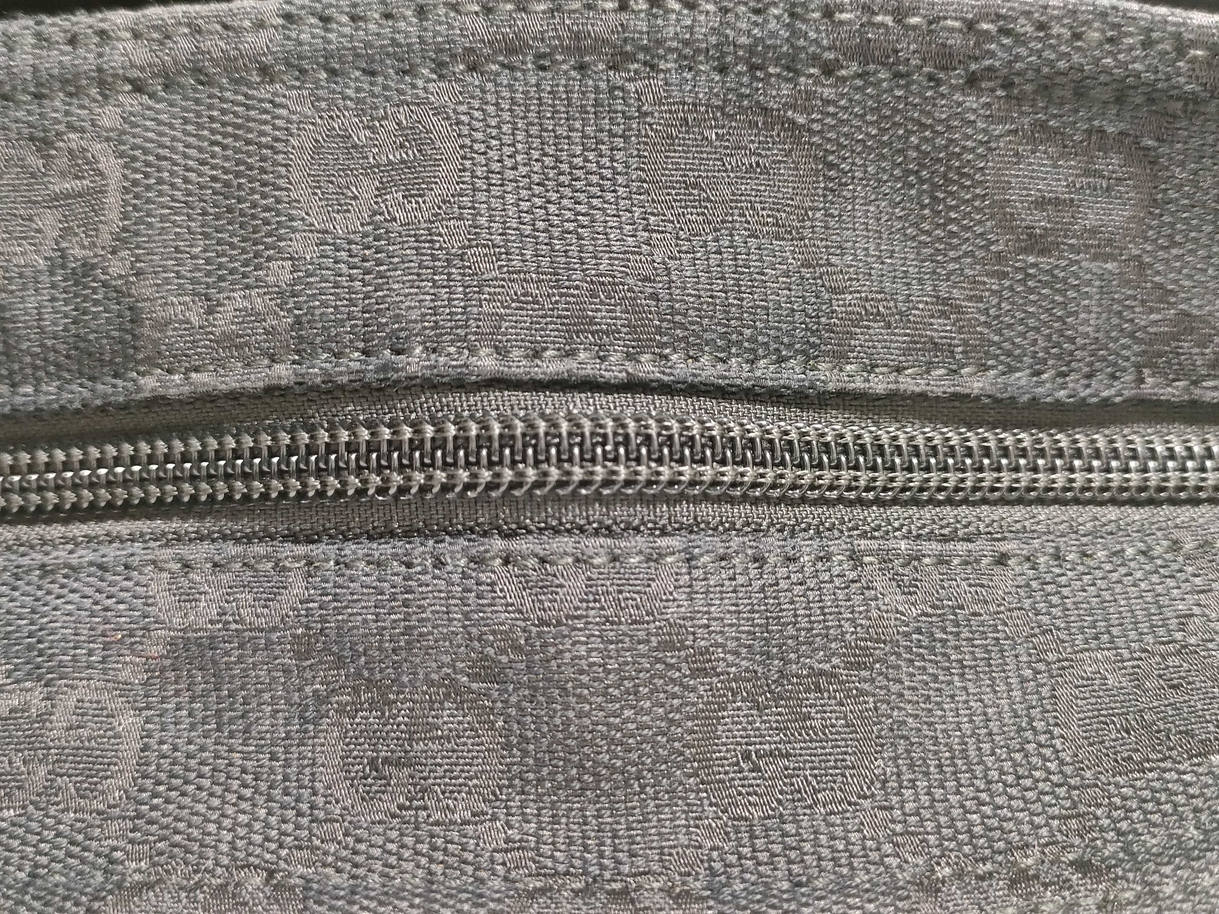 GG Shoulder Bag, Leather & Canvas, GG Pattern, Black, Sherry Line Shoulder Bag — view 8