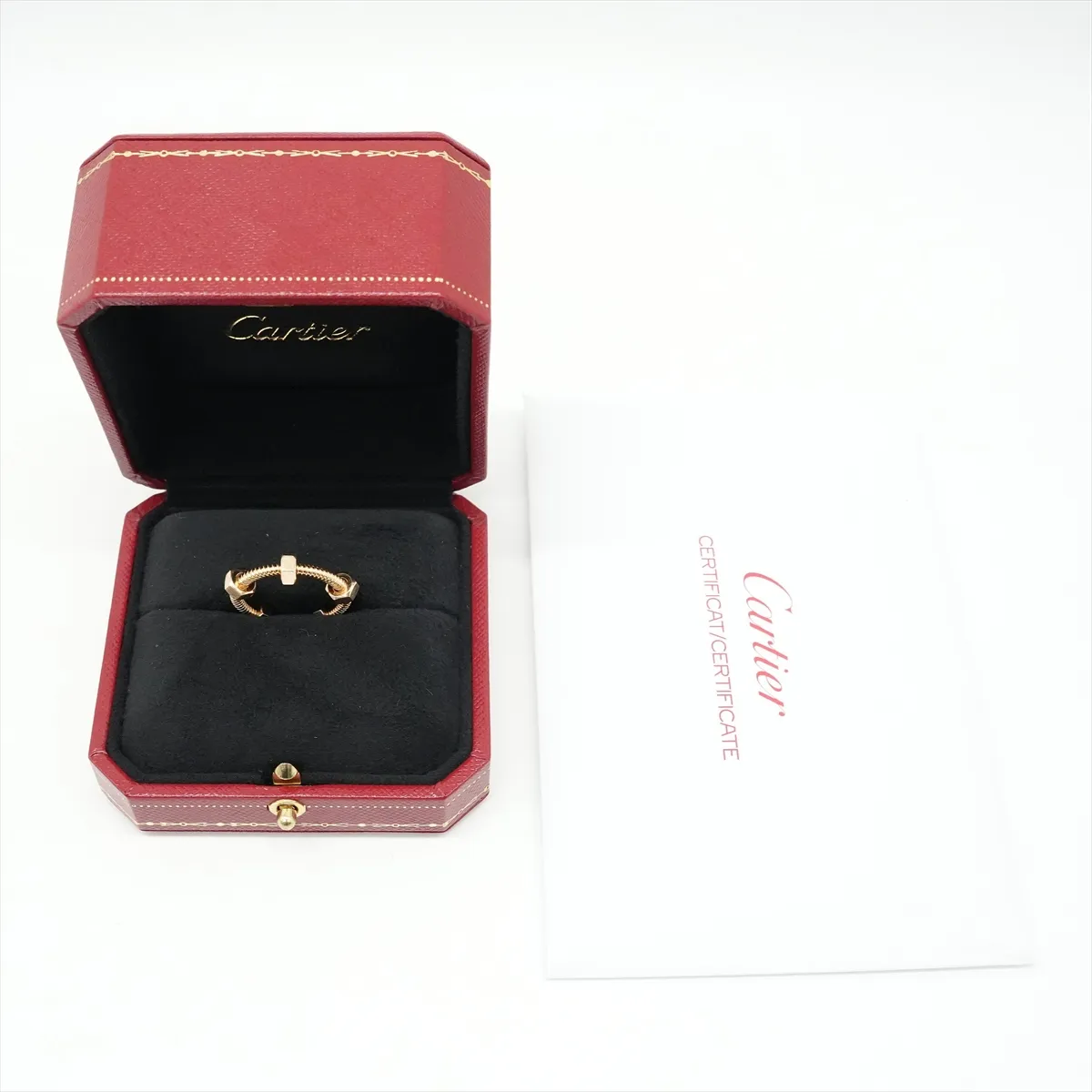Eccle de Cartier Ring 750(PG) 8g Size:54 / JP size:14 GHQ435 — view 8