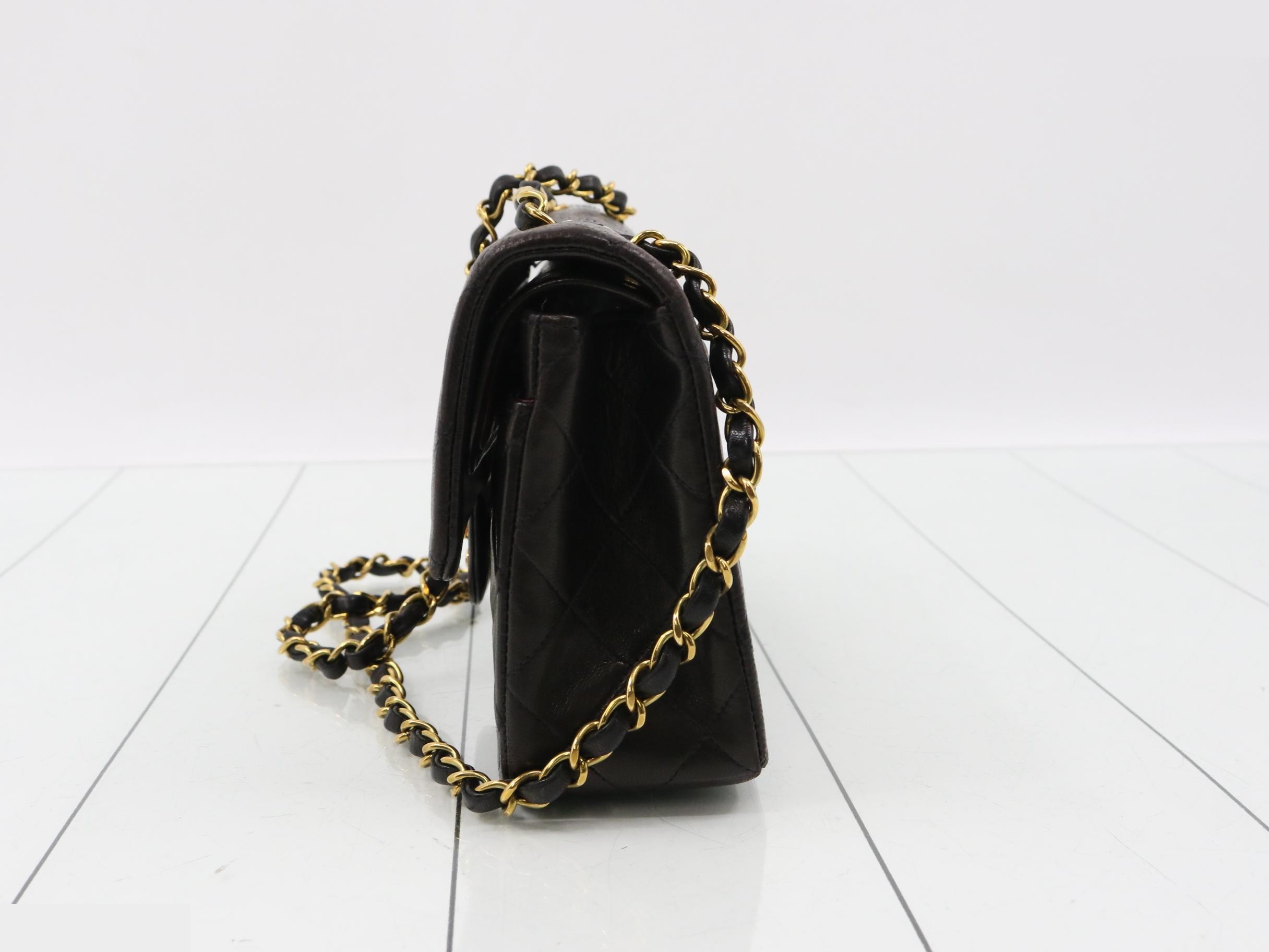 Matelassé 23 Double Flap Lambskin Chain Shoulder Bag, Series 3 — view 3