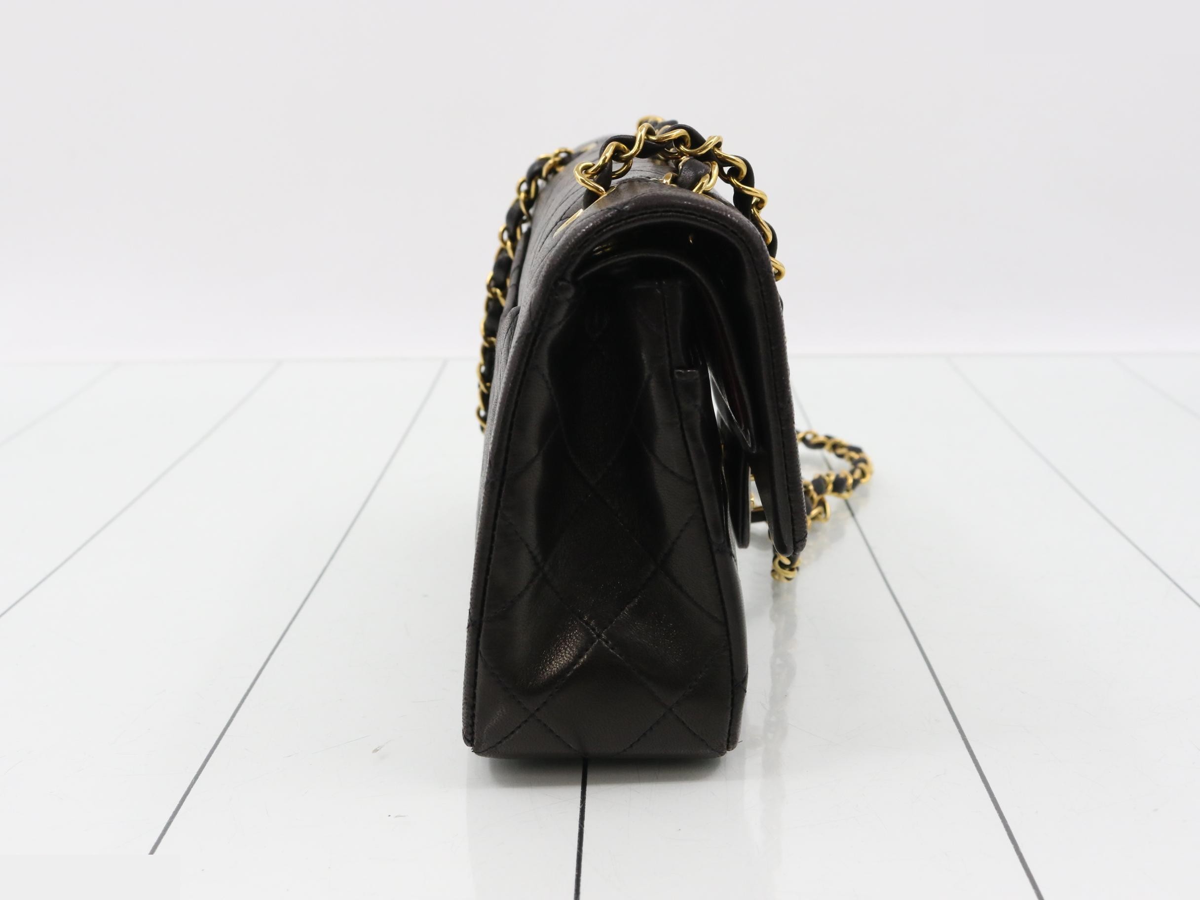 Matelassé 23 Double Flap Lambskin Chain Shoulder Bag, Series 3 — view 4
