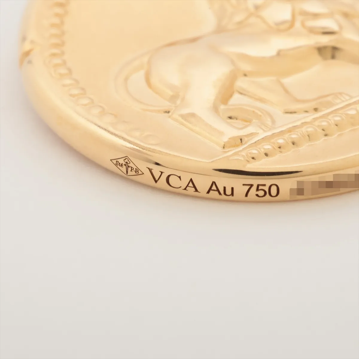Zodiac Necklace Pendant, 750 (Yellow Gold), 8.0g, JO988065 VCARP7S000 — view 3