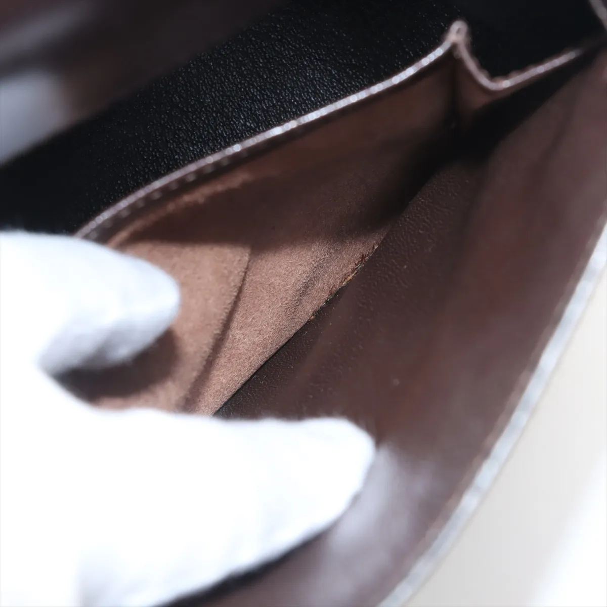 [Individually wrapped] Hermes Kelly 28 Serie Box Calf Chocolat Gold hardware R:1988 — view 9