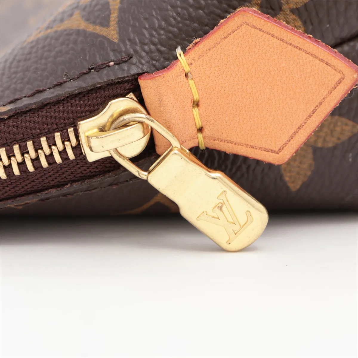 Monogram Pochette Cosmetic M47515 CA3098 Brown Pouch — view 6