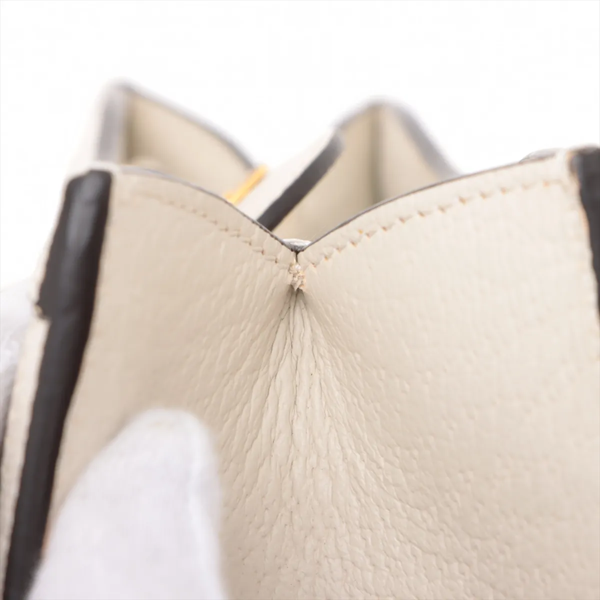 Jumbo GG Diana Canvas x Leather 2-Way Handbag, White, 702732 — view 15
