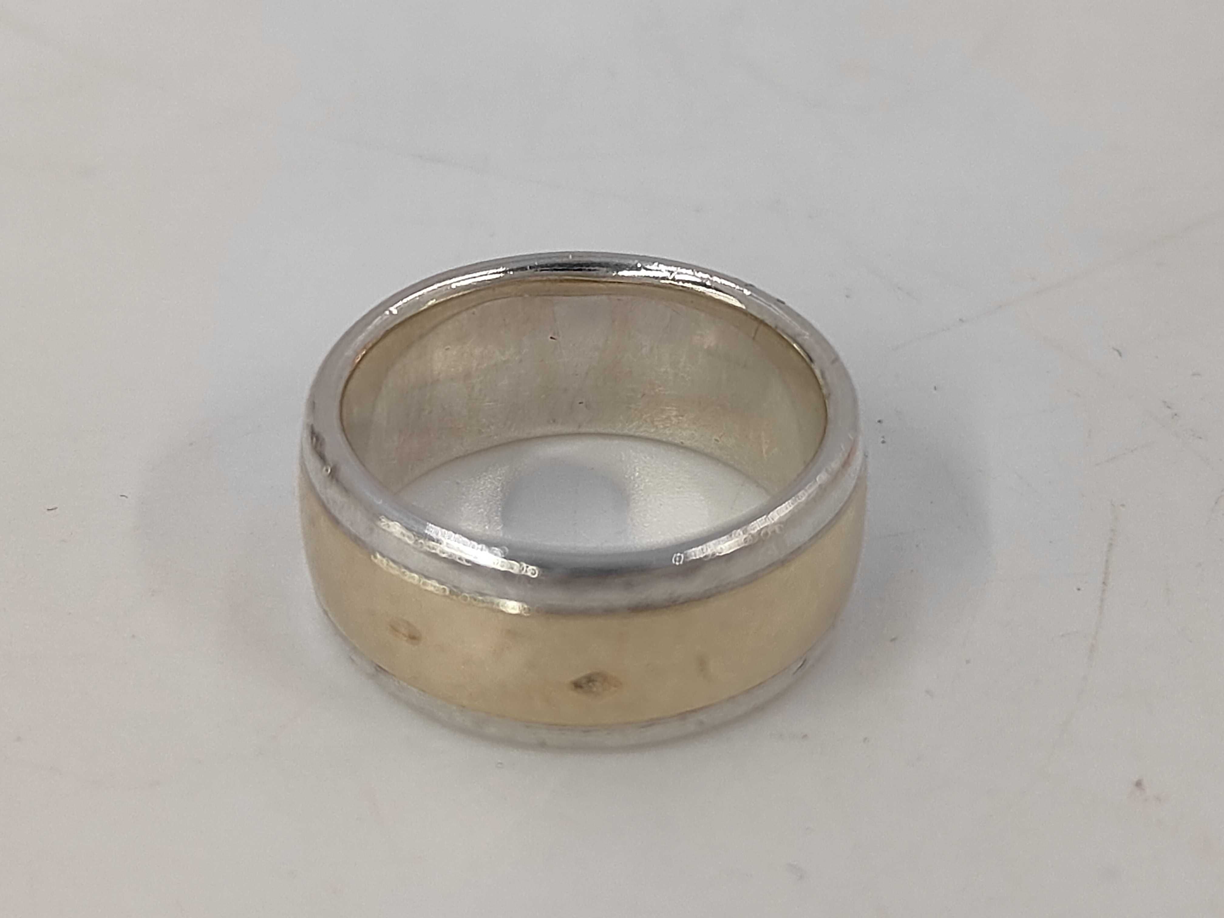 H-logo ring, combination of 925/750, size 50. — view 4