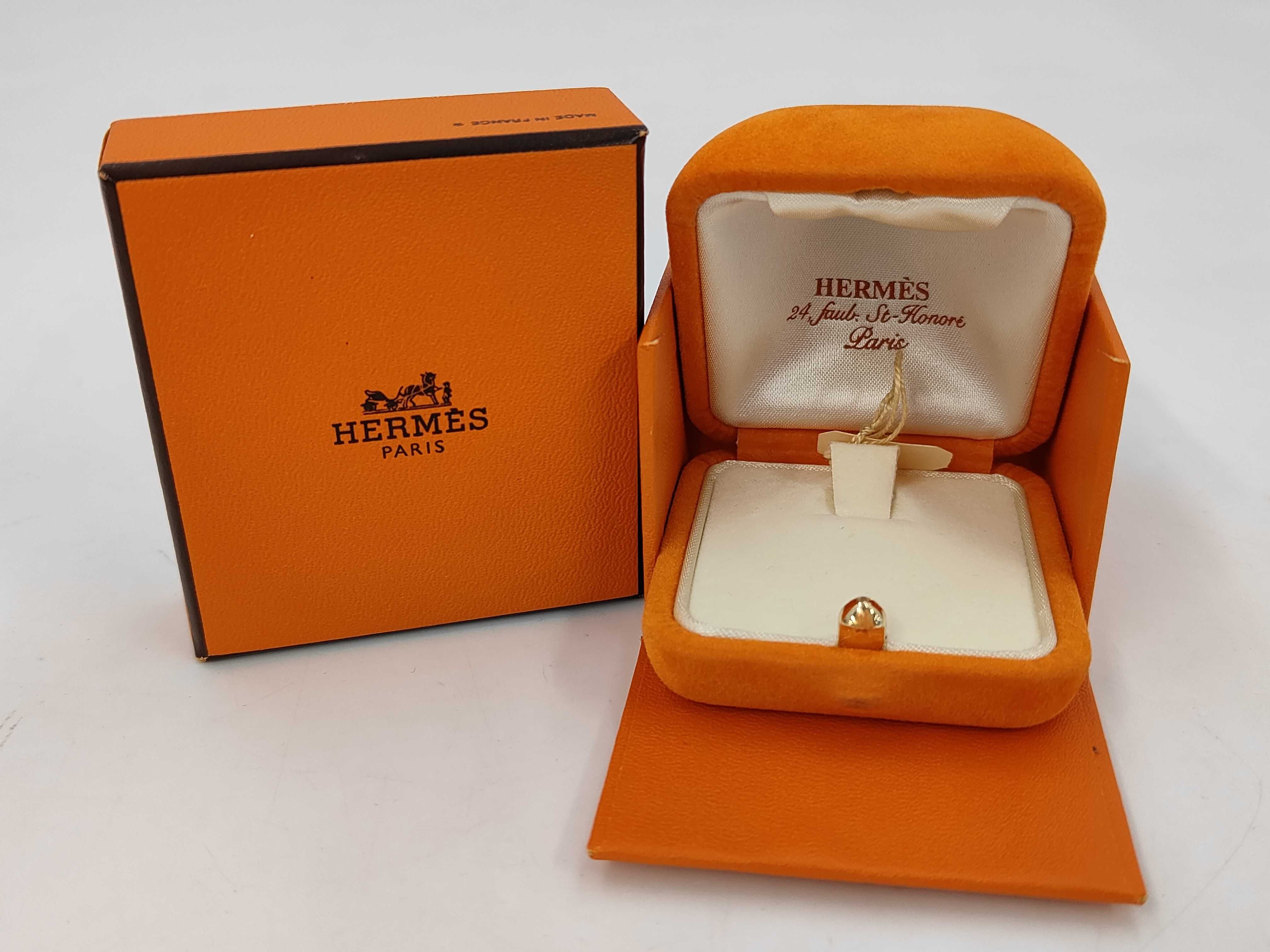 H-logo ring, combination of 925/750, size 50. — view 7