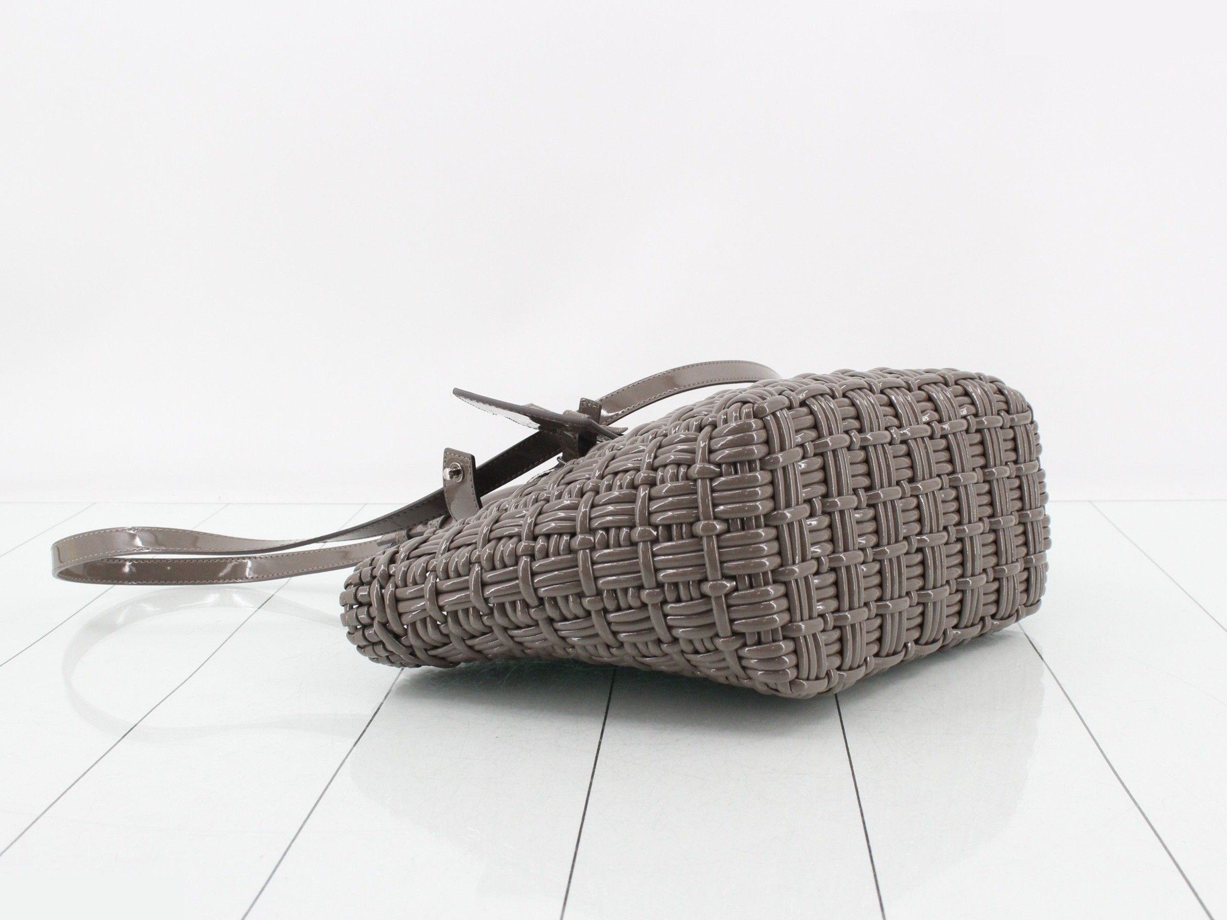 Bistro Basket Bag, 2-Way, Gray — view 5
