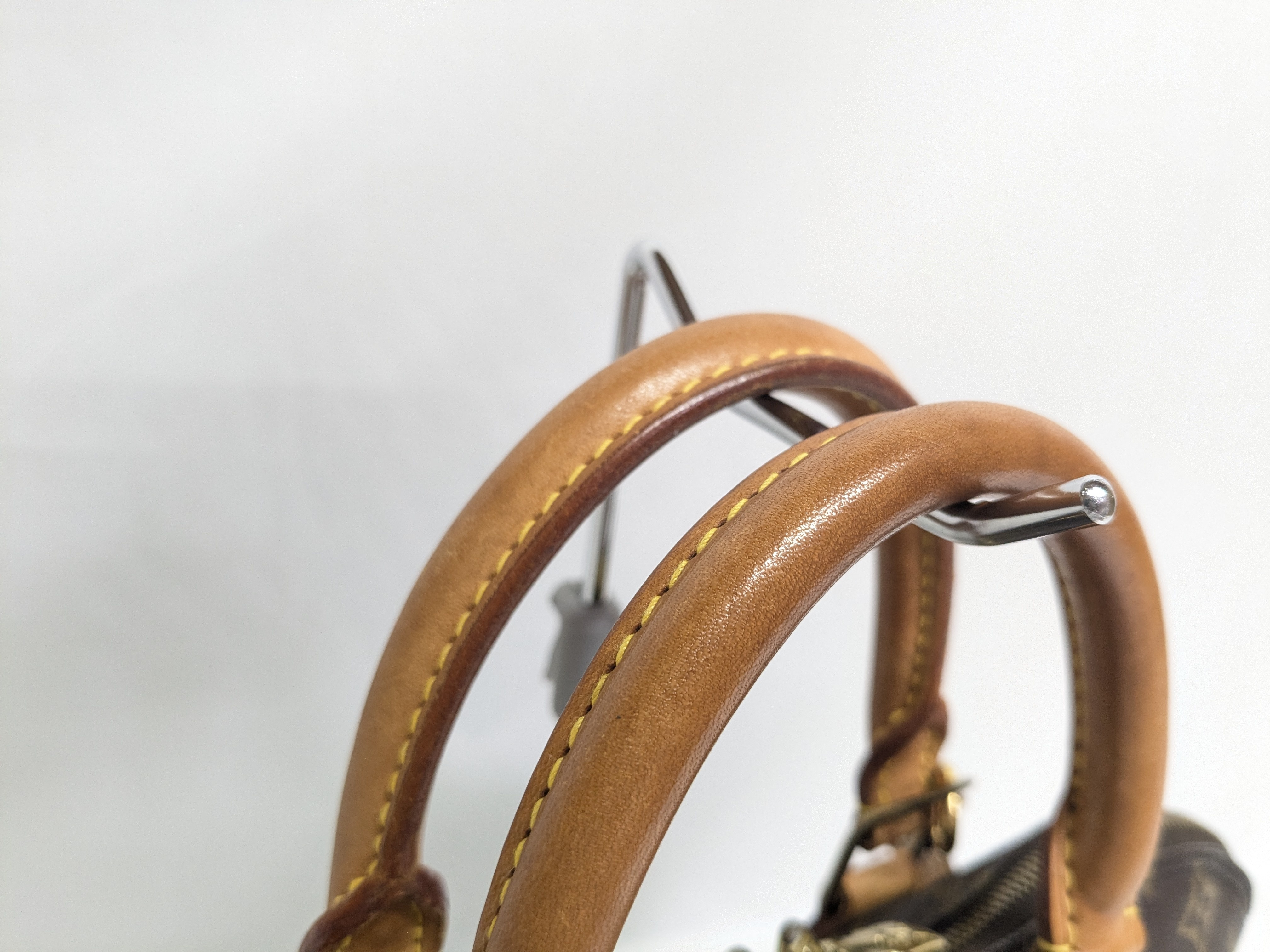 LV Monogram Alma PM Handbag with Strap — view 3