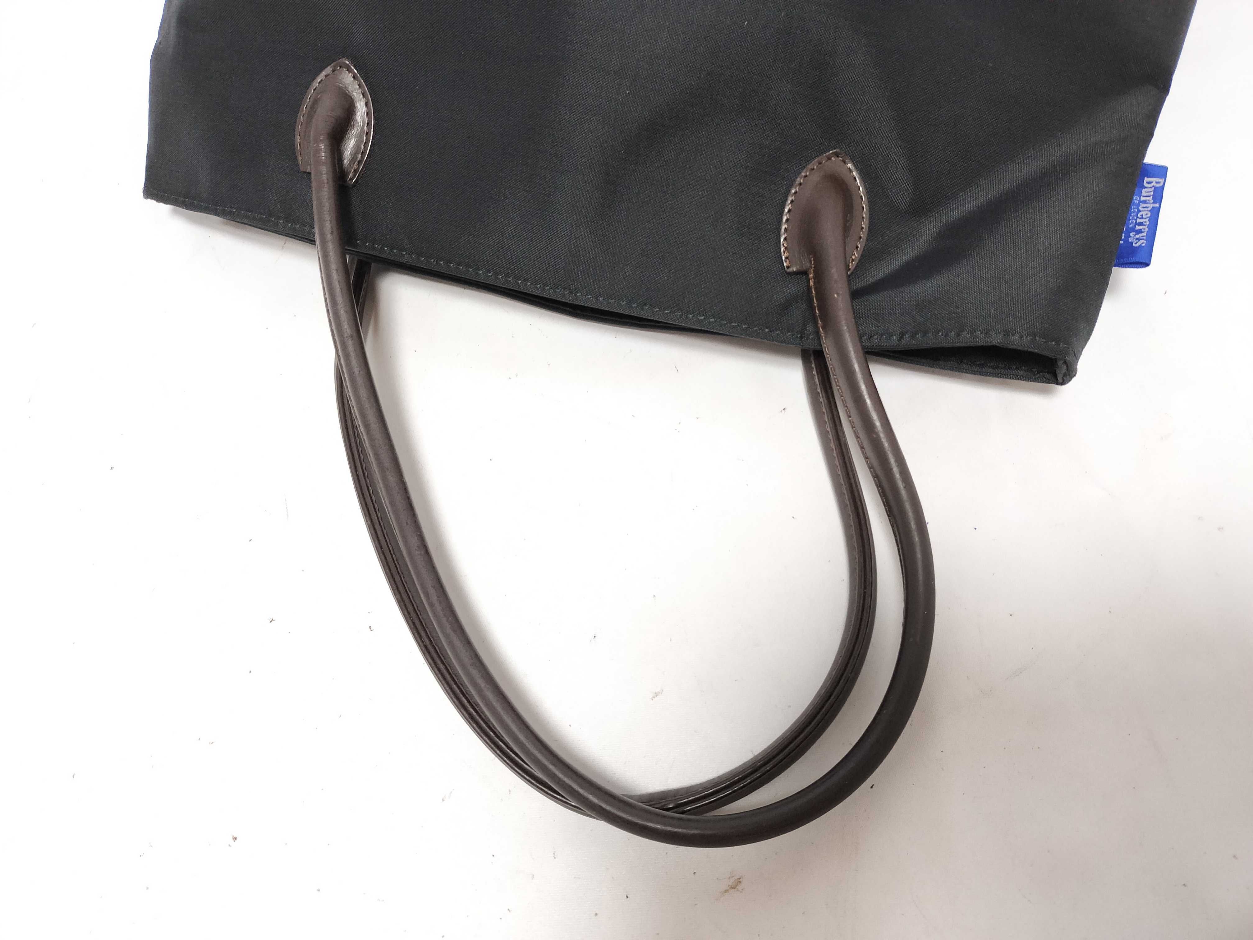Blue Label Burberrys Nylon Tote Bag Nova Check — view 3