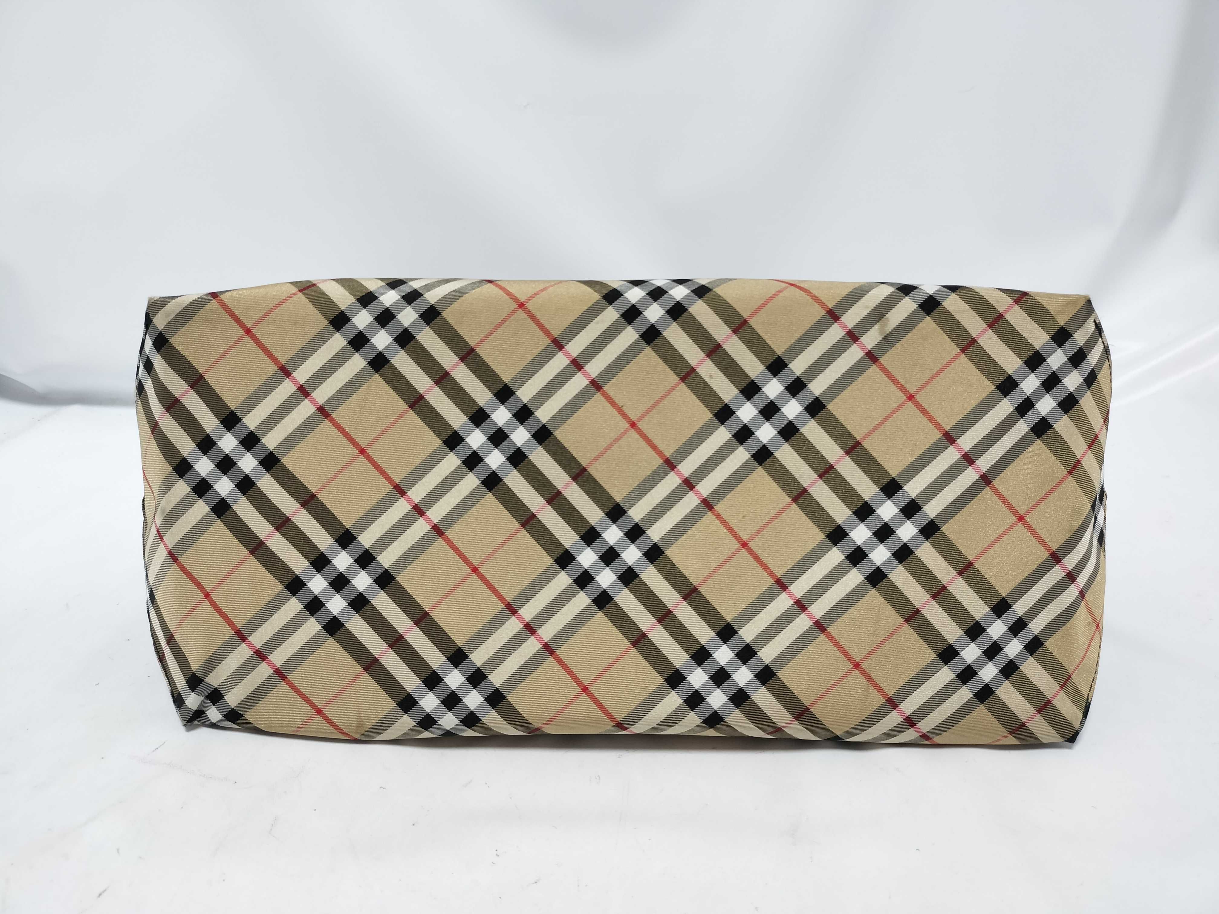 Blue Label Burberrys Nylon Tote Bag Nova Check — view 9