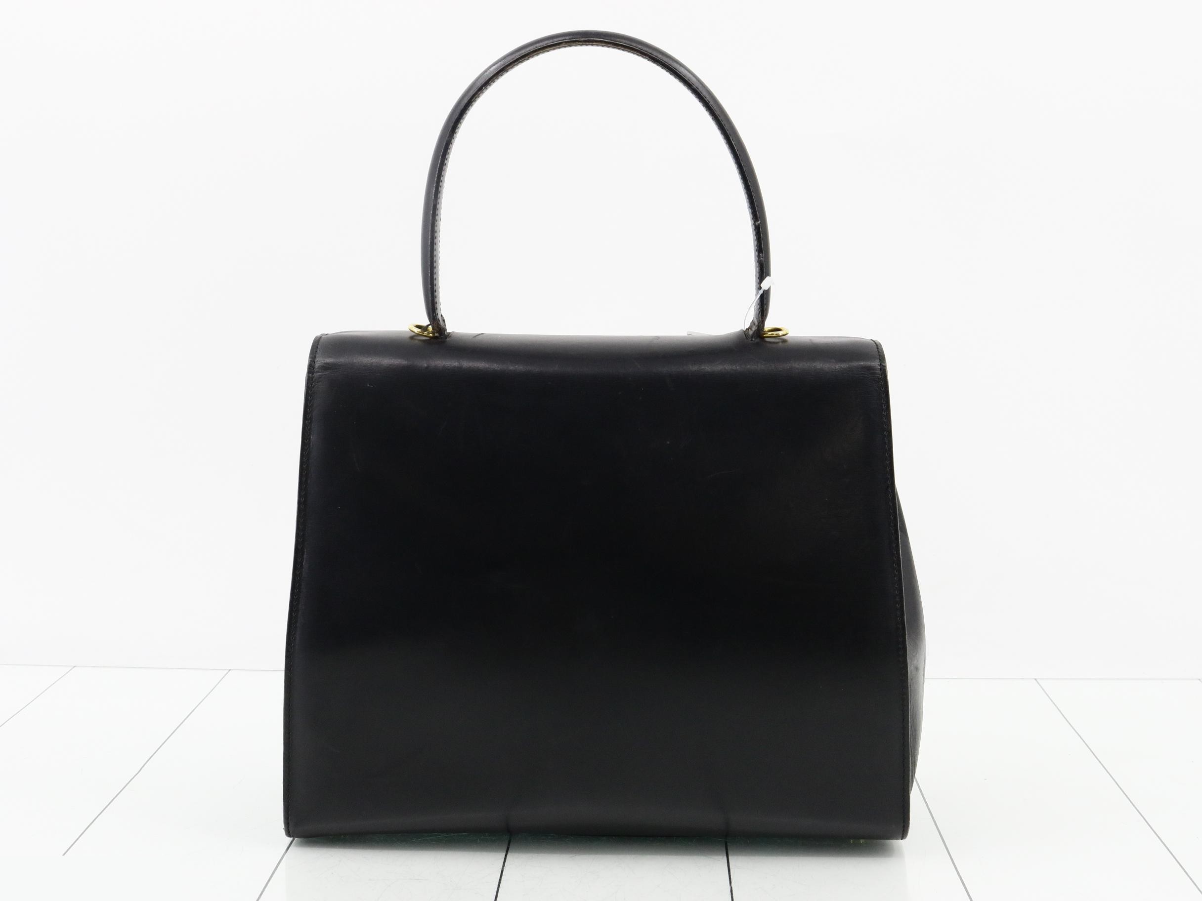 Leather 2-Way One-Handle Handbag — view 2