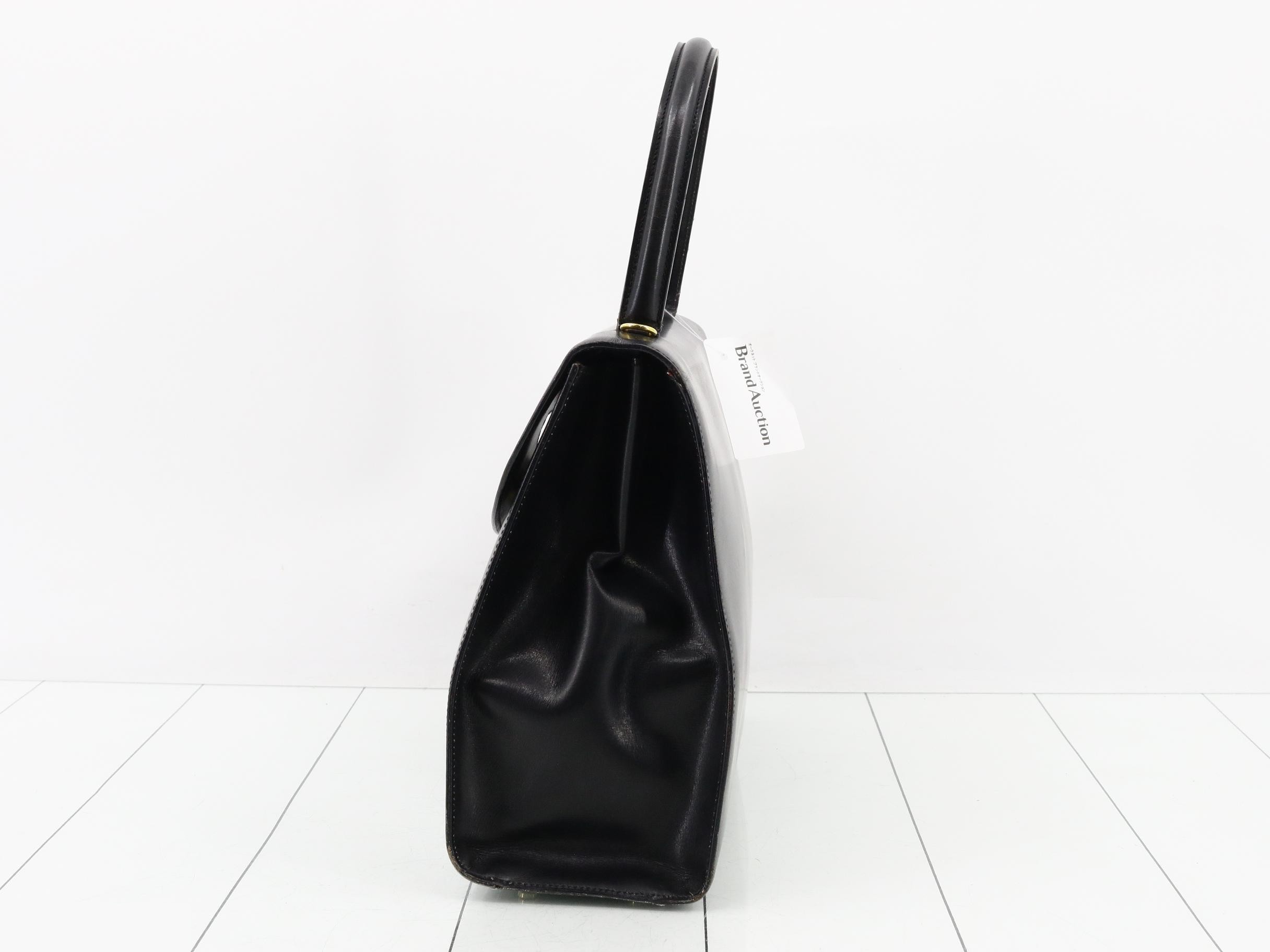 Leather 2-Way One-Handle Handbag — view 3