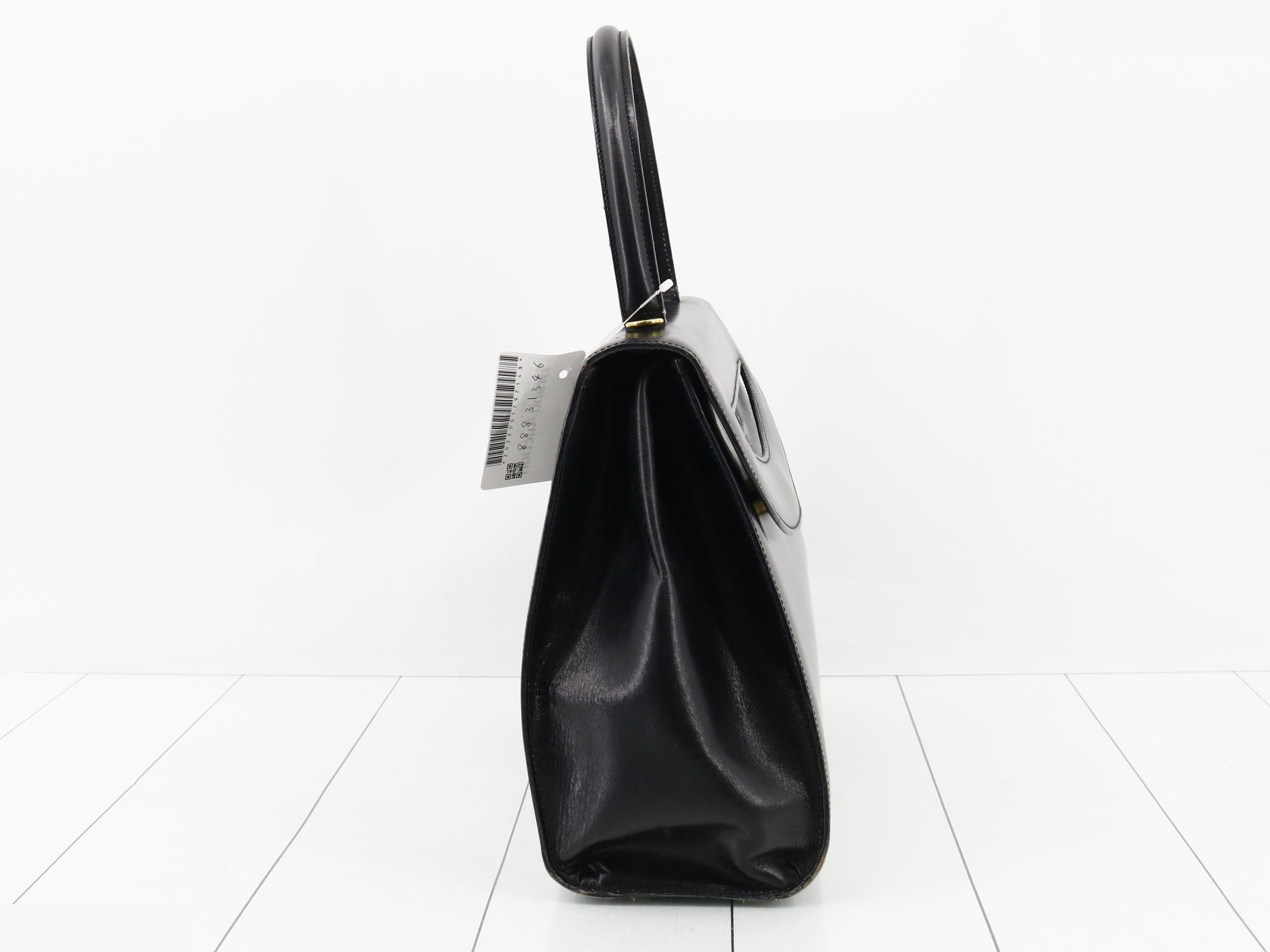 Leather 2-Way One-Handle Handbag — view 4