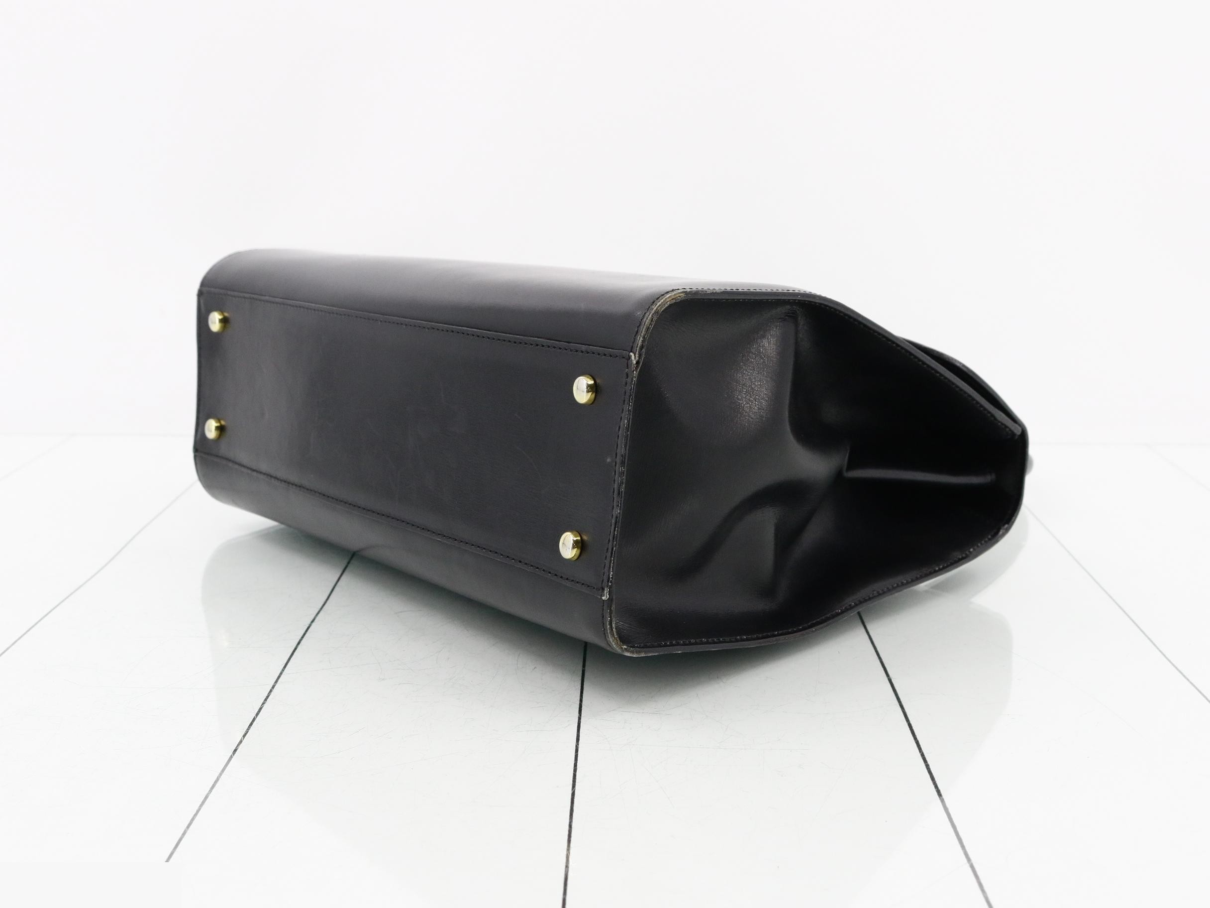 Leather 2-Way One-Handle Handbag — view 6