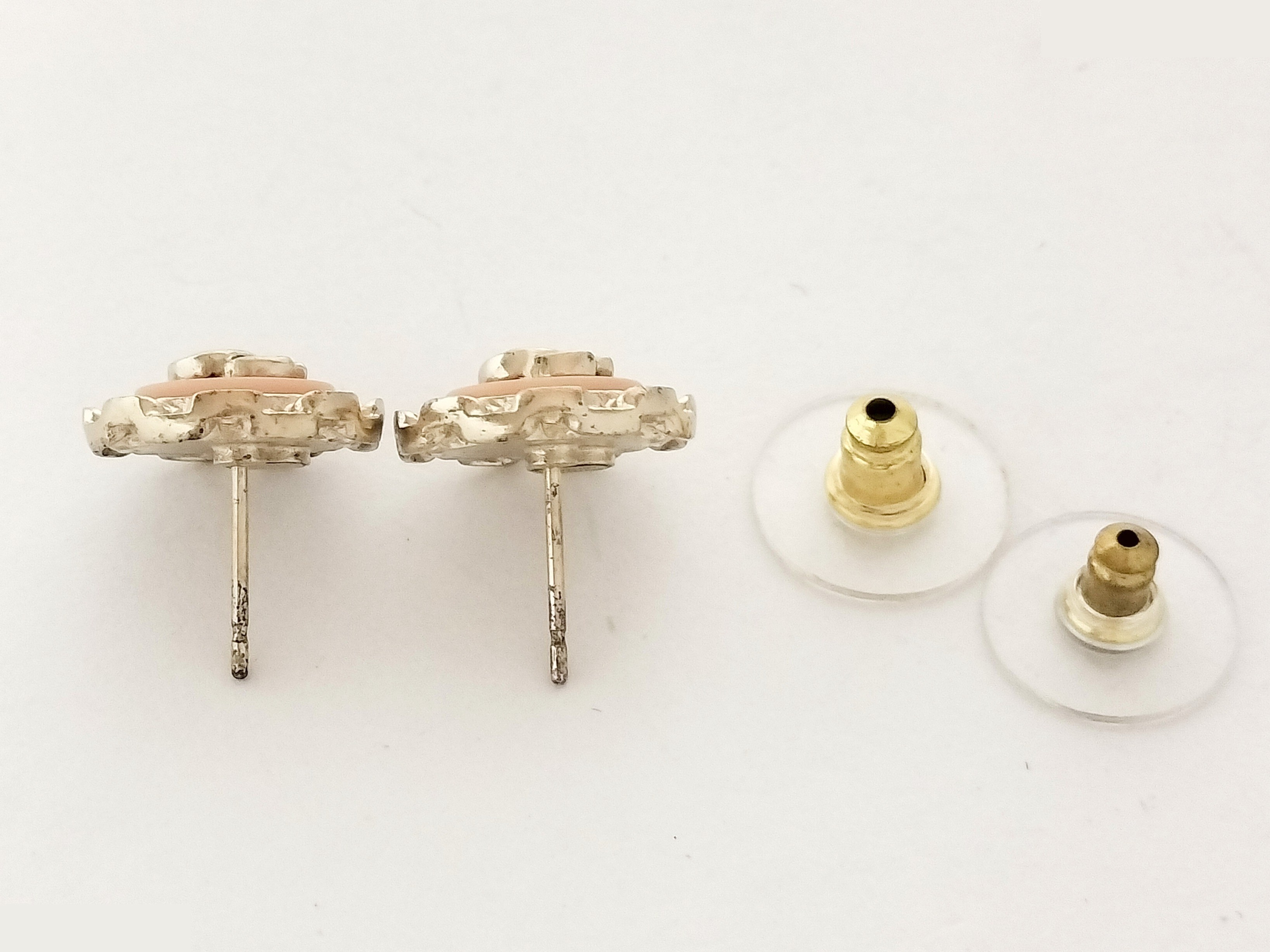 Coco Pink Gold Earrings — view 2