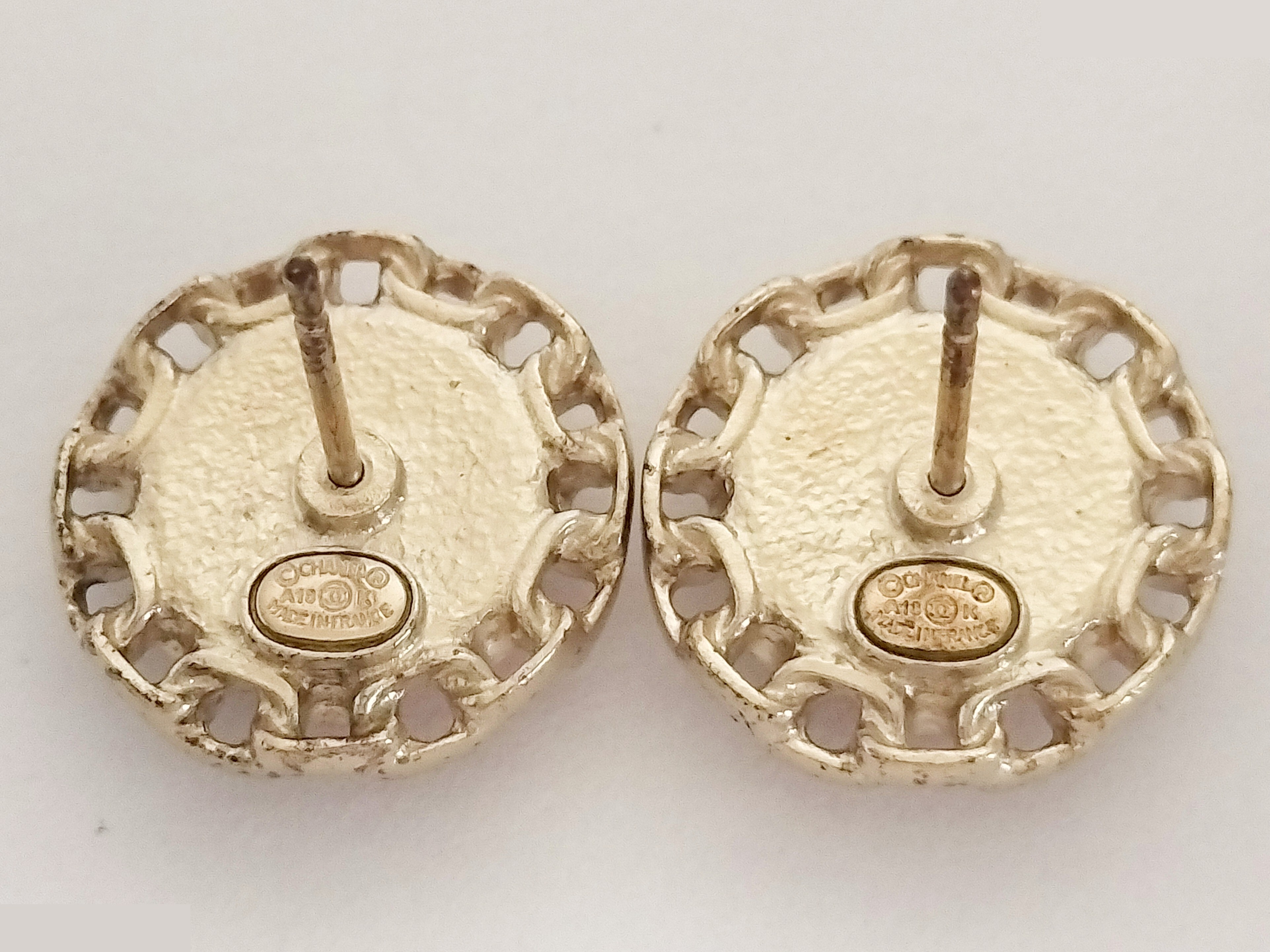 Coco Pink Gold Earrings — view 3