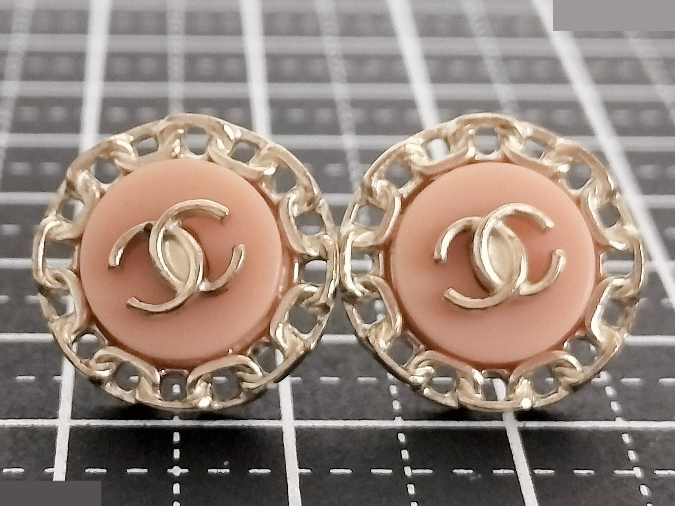Coco Pink Gold Earrings — view 6