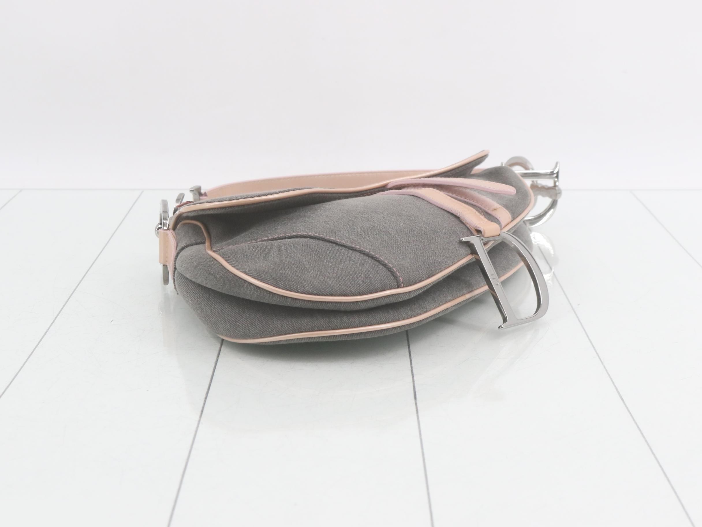 denim saddle bag, one-shoulder bag — view 5