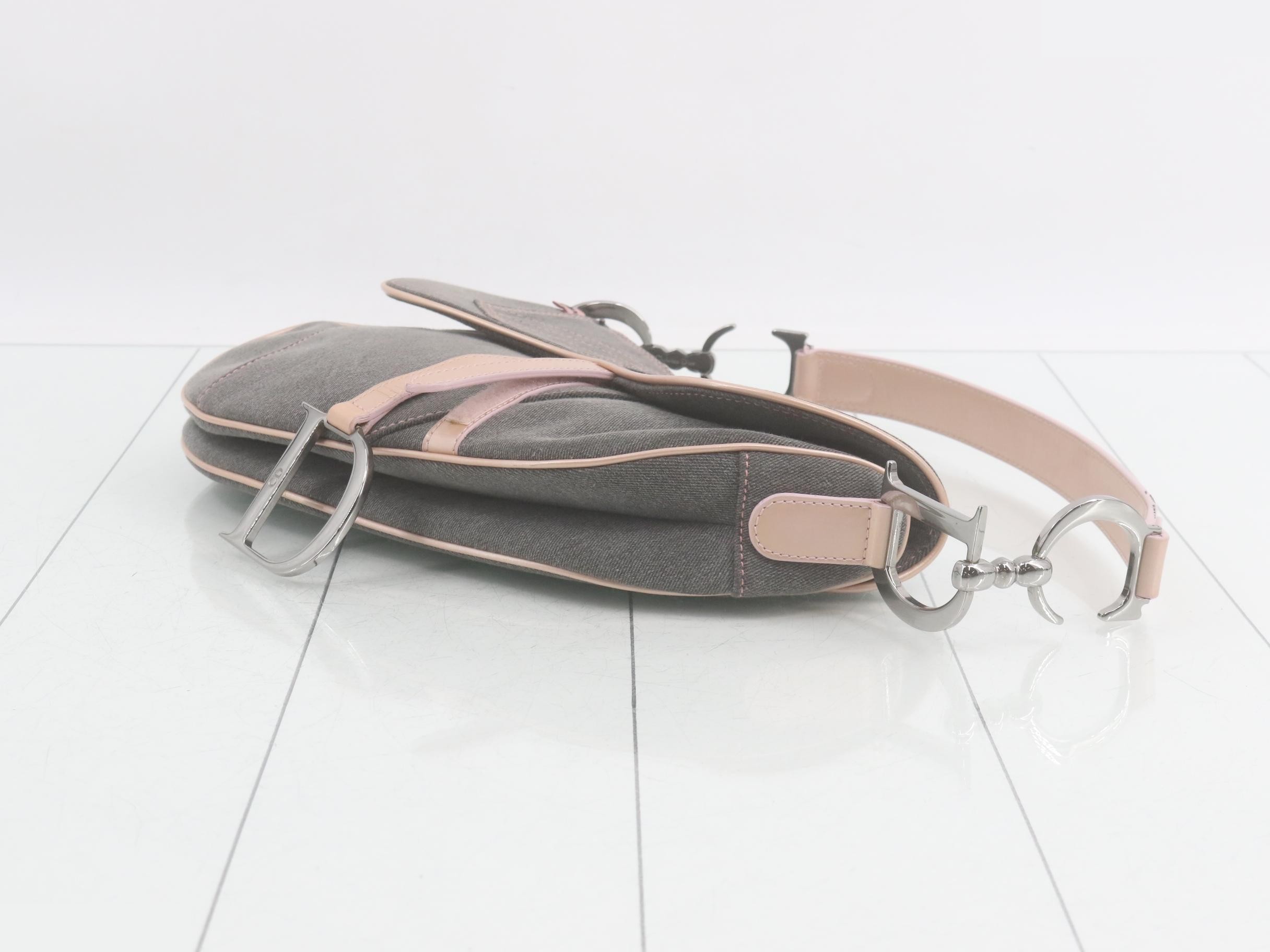 denim saddle bag, one-shoulder bag — view 6