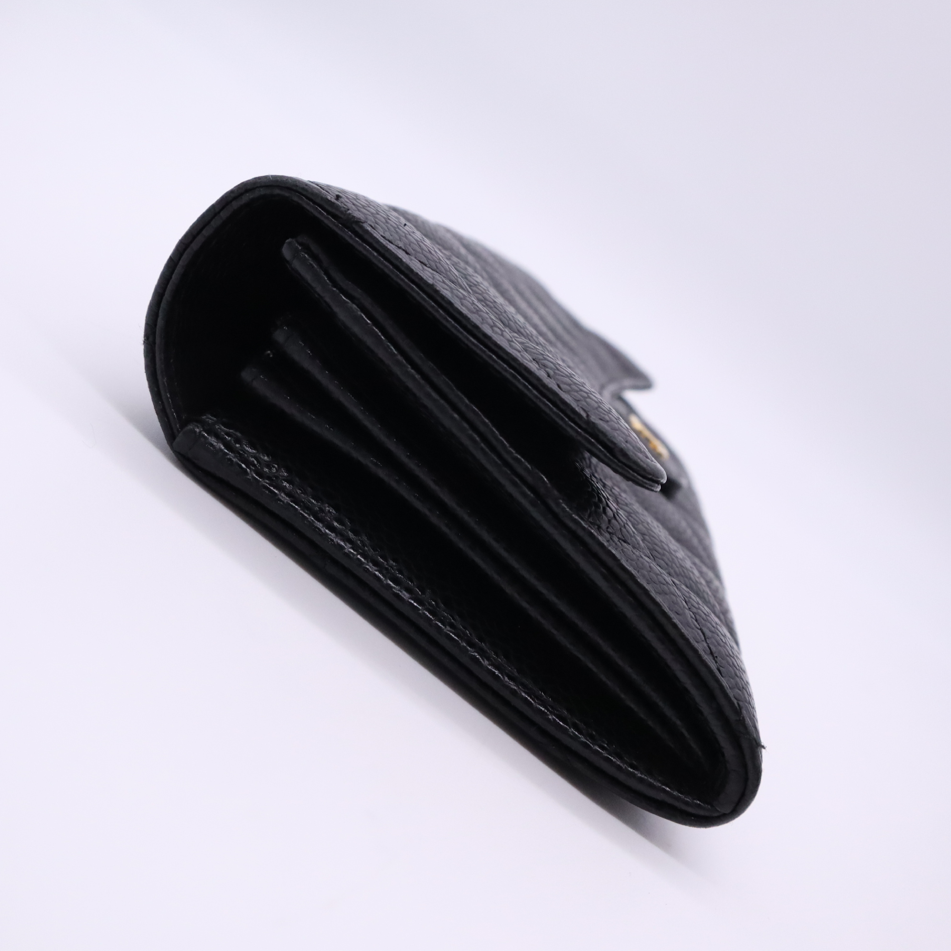 Caviar Skin Matelassé Classic Flap Wallet — view 5
