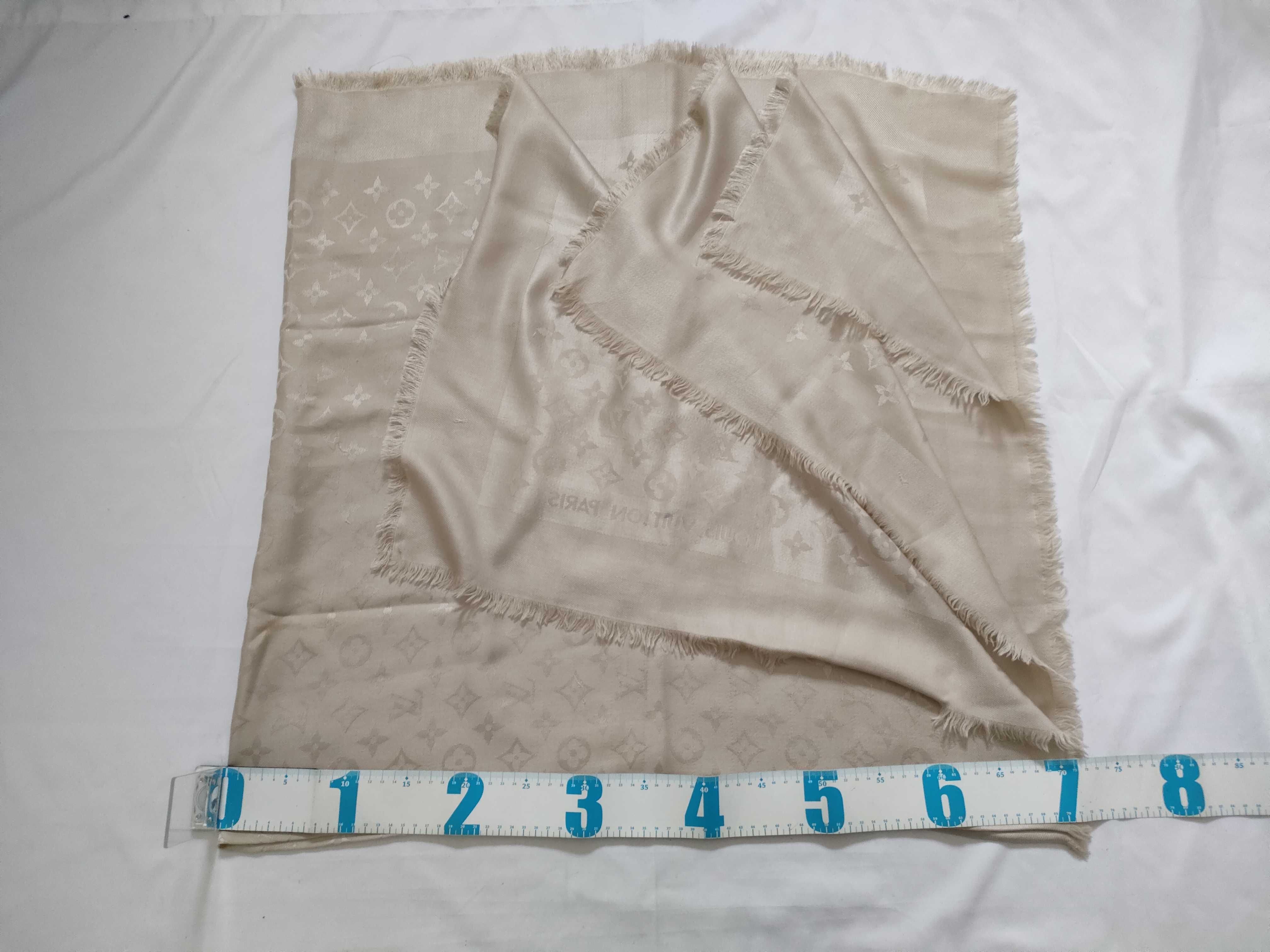 Stole/Shawl, Beige, Tagless, Other Accessories — view 2