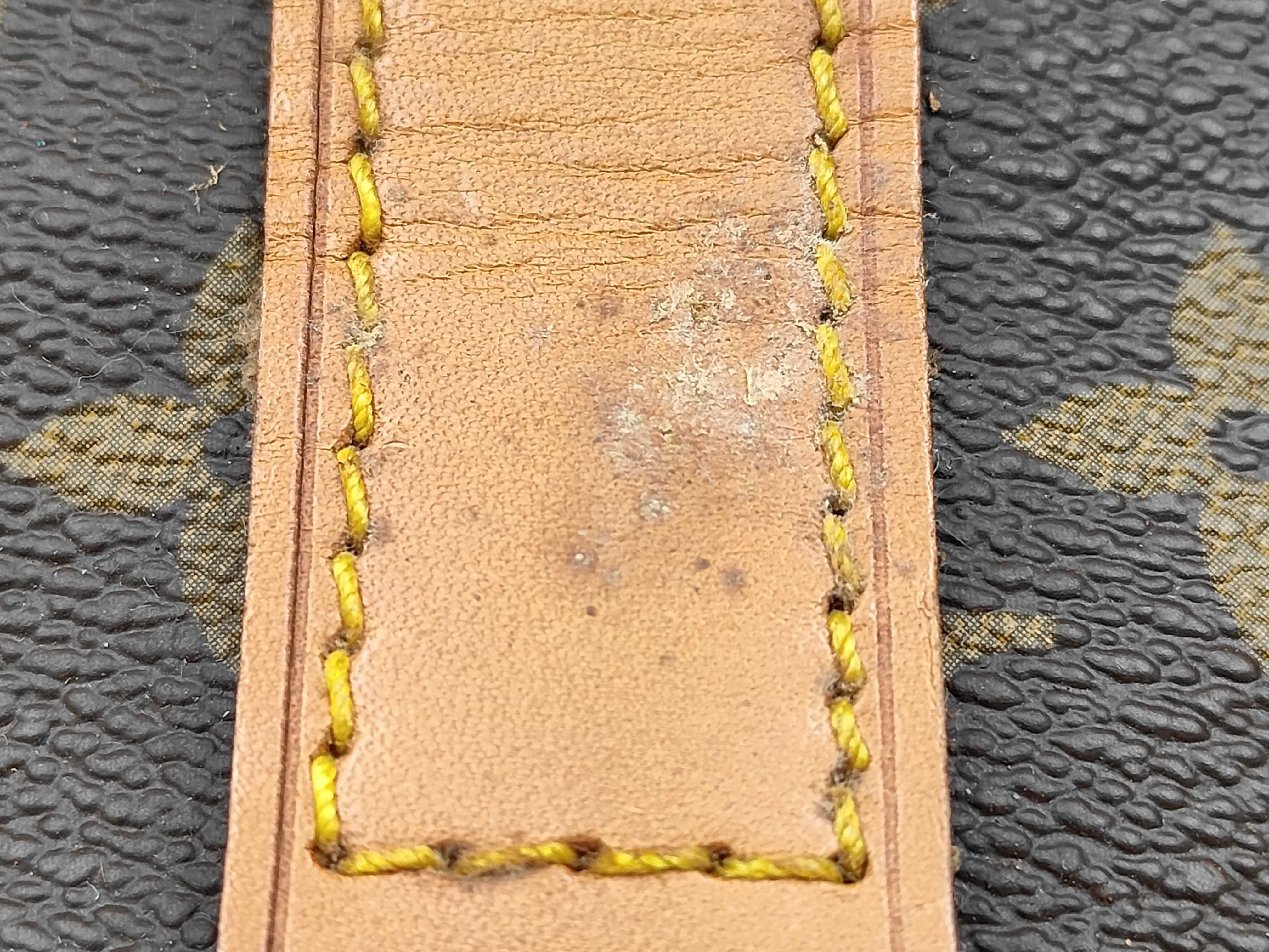 Monogram Vuitton Keepall Bandoulière 60 Boston Bag with Stamp — view 15