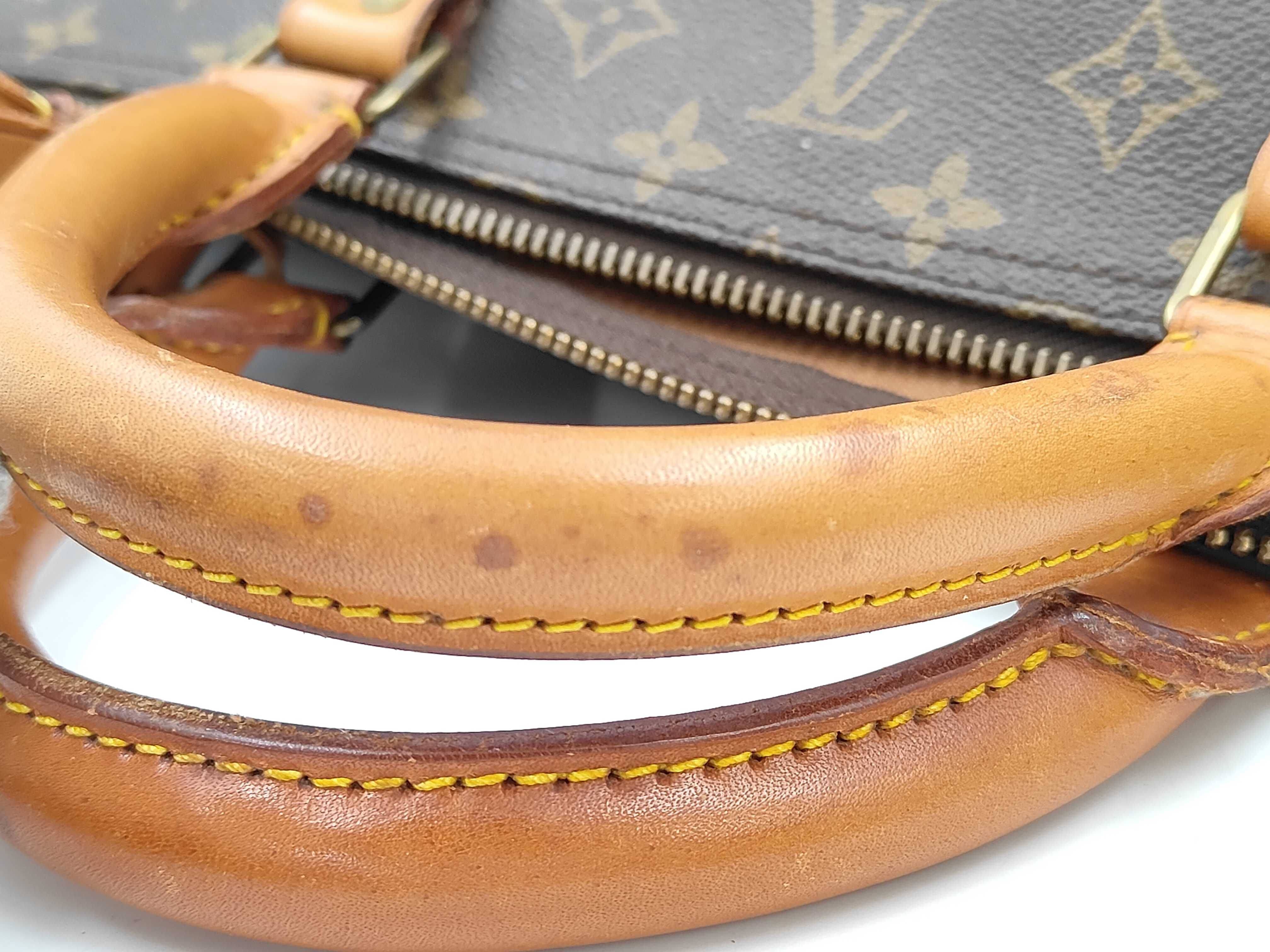 Monogram Vuitton Keepall Bandoulière 60 Boston Bag with Stamp — view 7
